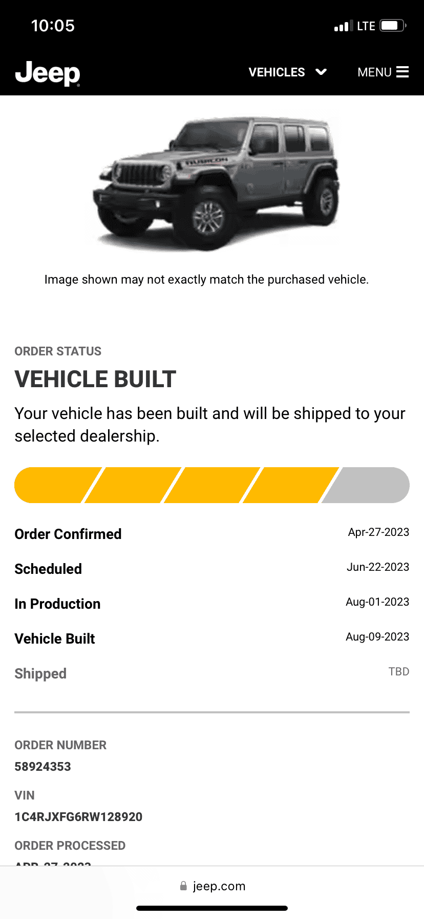 Jeep Wrangler JL 2024 Order Waiting Room IMG_1089