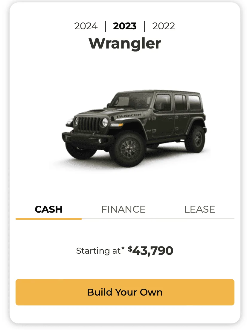 Jeep Wrangler JL Canadian Build & Price for 2024 Jeep Wrangler Now Live Screenshot 2023-08-10 at 10.53.55
