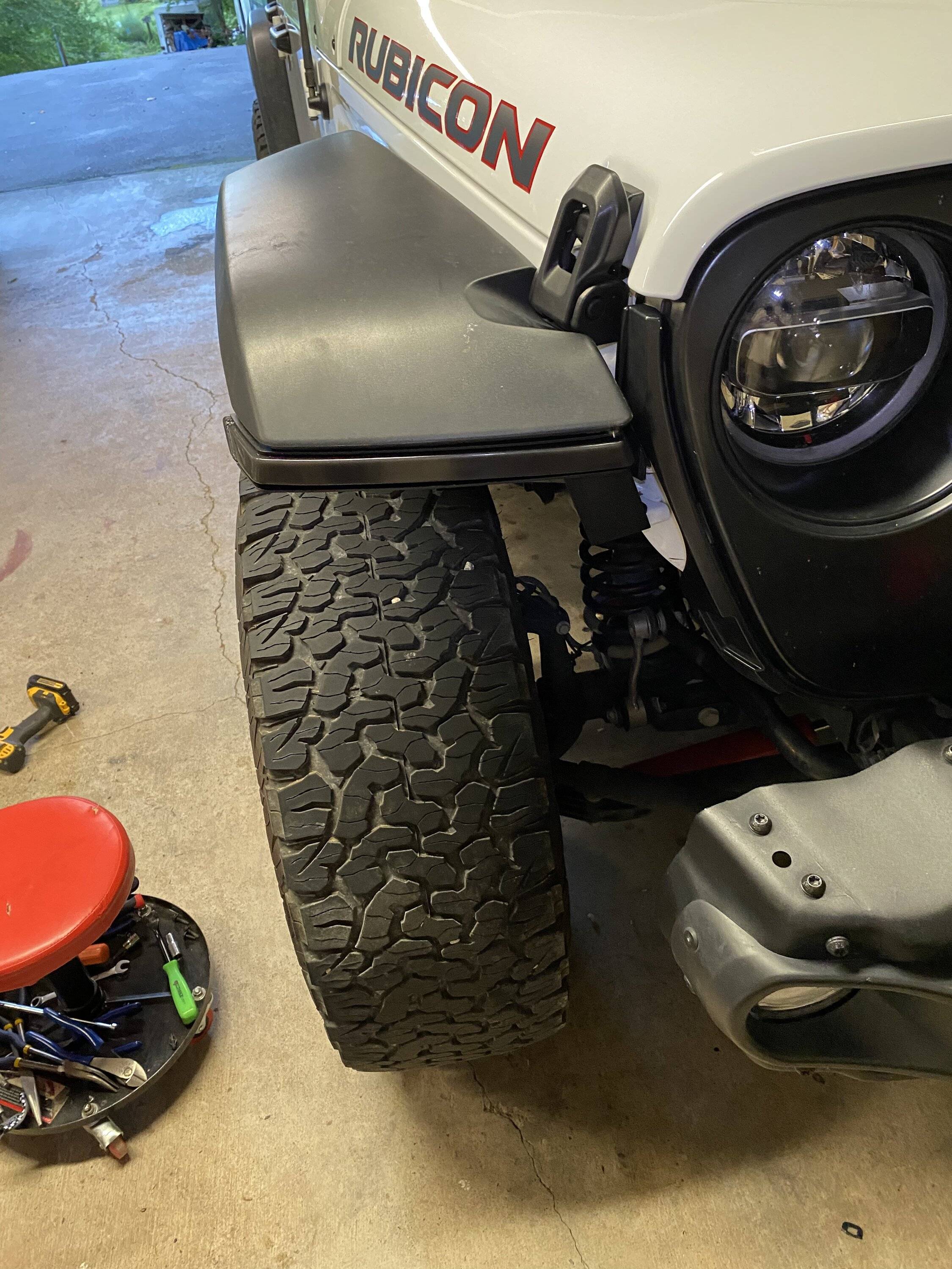 Jeep Wrangler JL Fender chop 90A53C26-633D-4EBF-900C-F0E07476D129