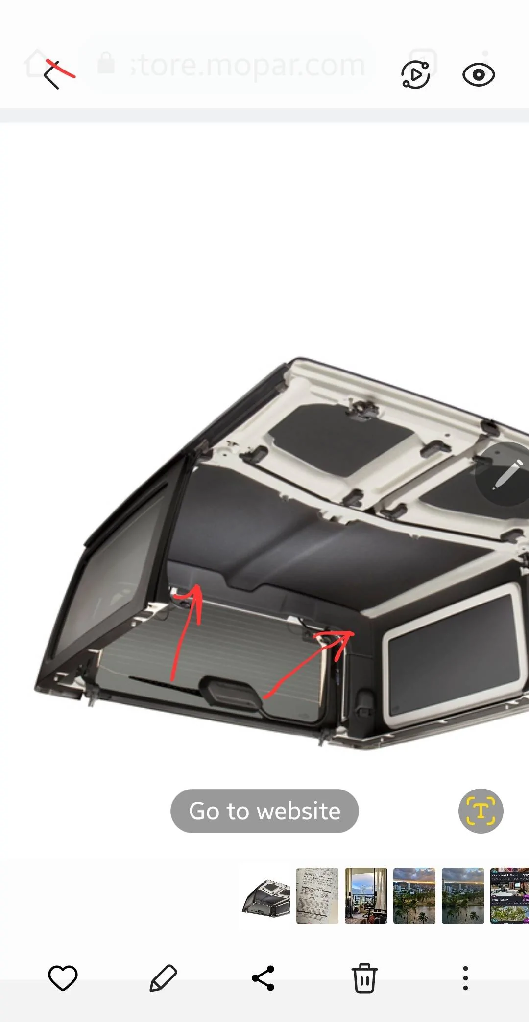 Jeep Wrangler JL Rear top soundproof panels Screenshot_20230811_152033_Gallery
