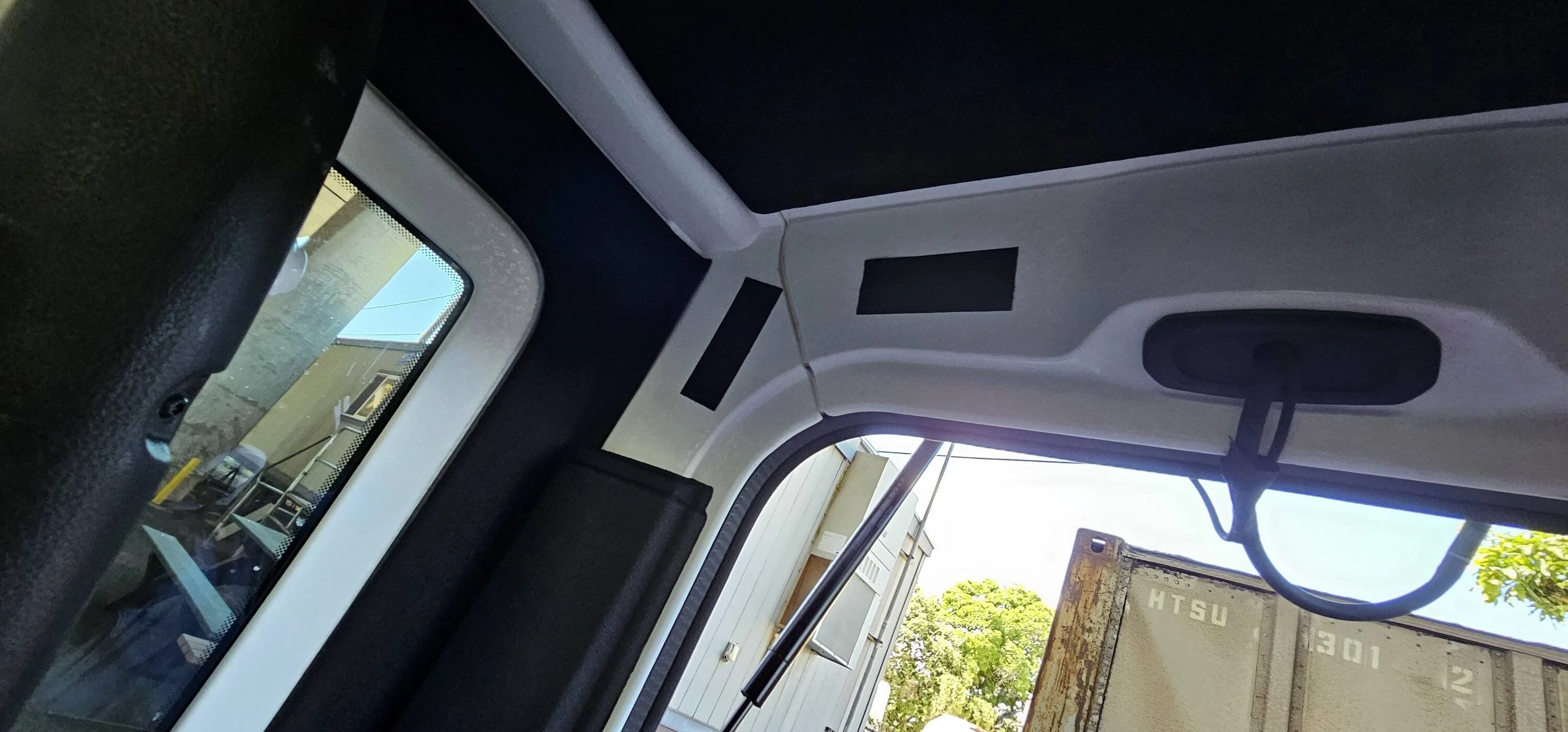 Jeep Wrangler JL Rear top soundproof panels 20230811_152112