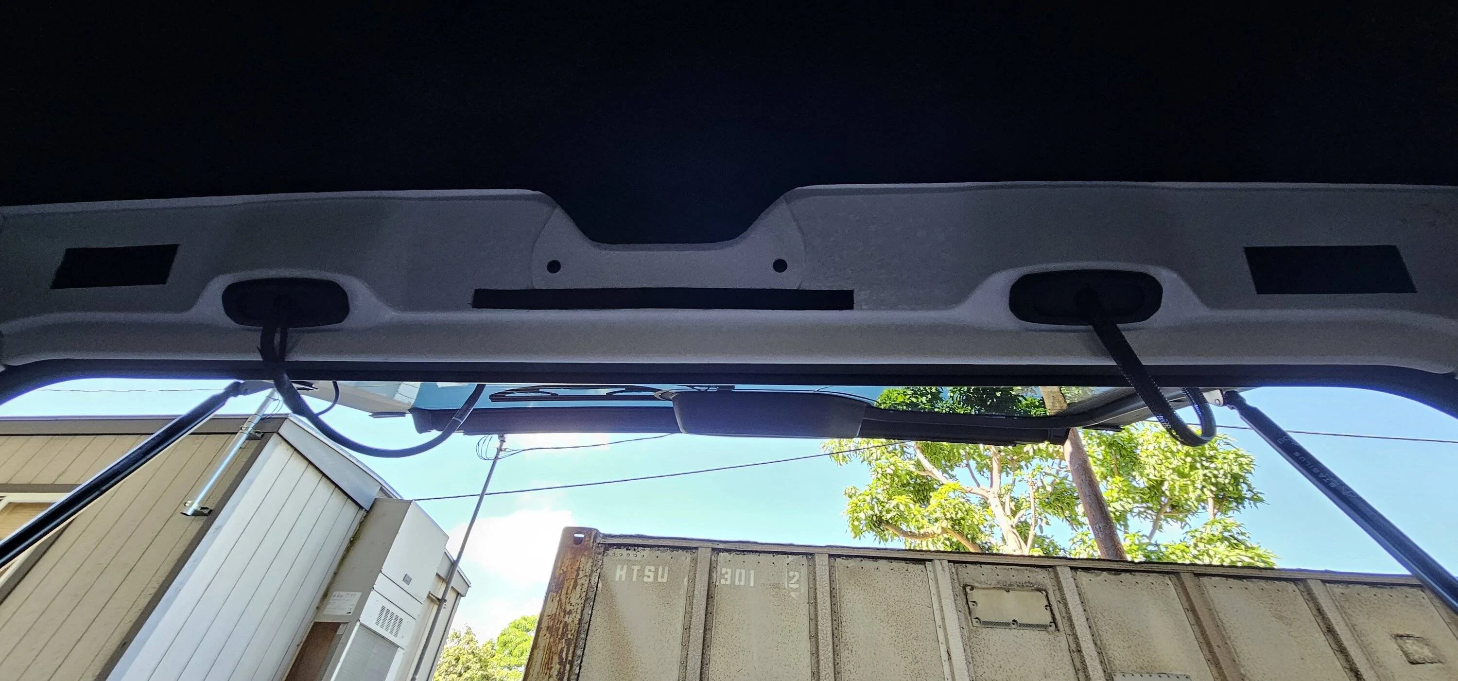 Jeep Wrangler JL Rear top soundproof panels 20230811_152116