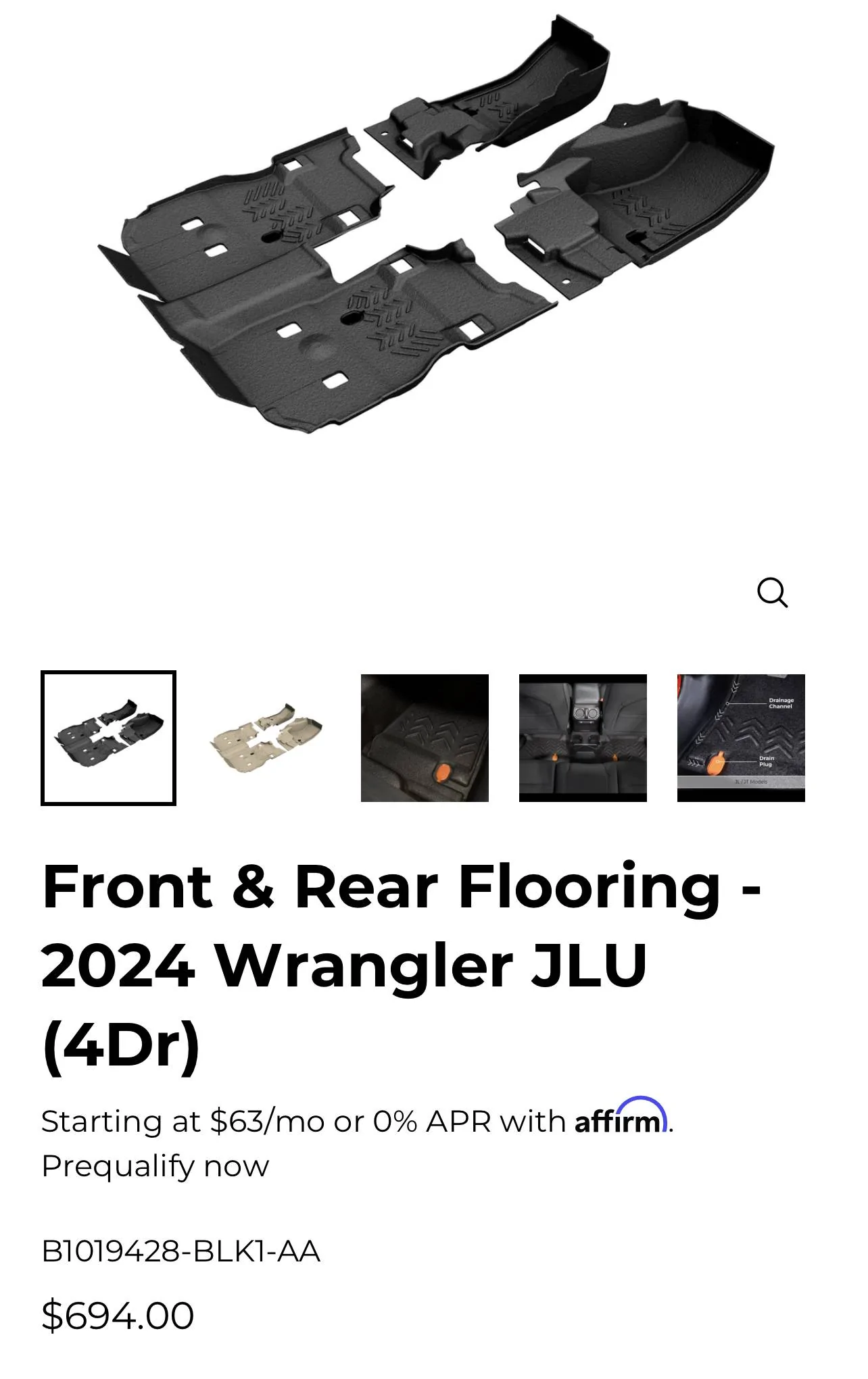 Jeep Wrangler JL Mopar Heavy Duty Flooring Install IMG_6102