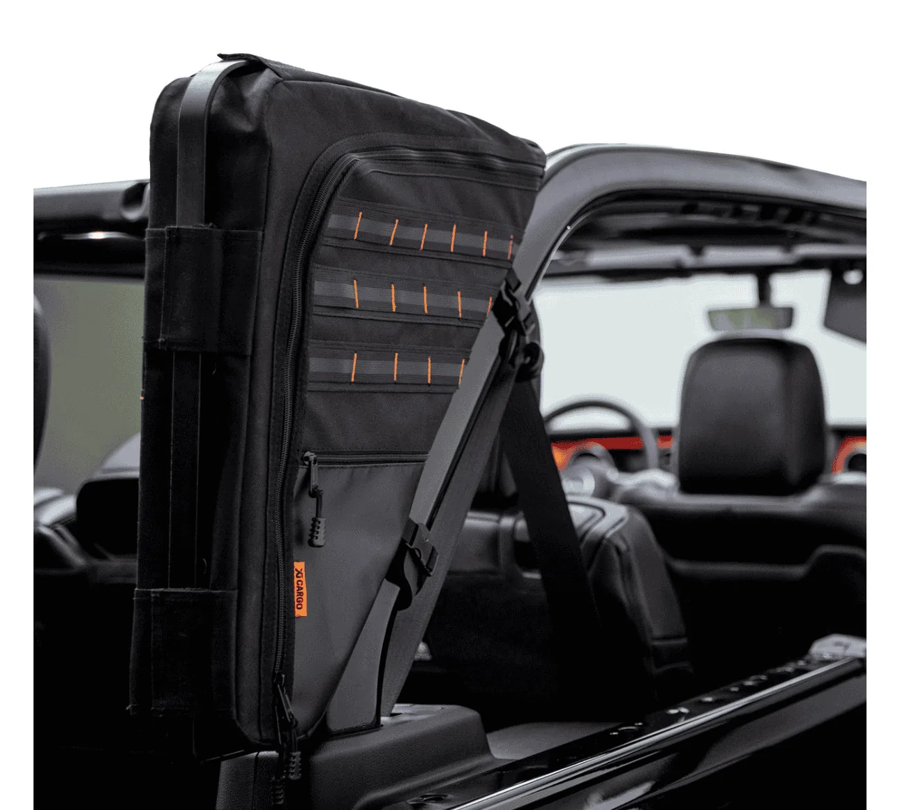 Jeep Wrangler JL Cool interior storage for 2 MaxTrax boards 1692028748941