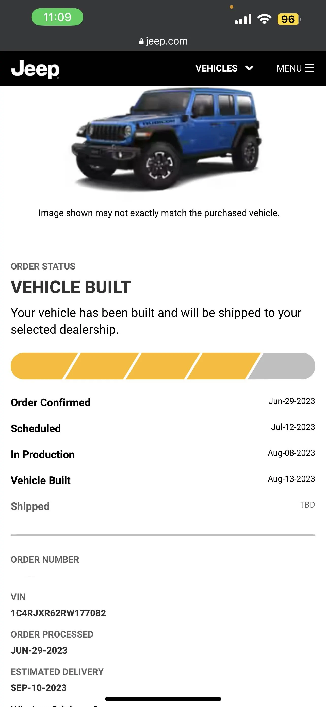 Jeep Wrangler JL 2024 Order Waiting Room IMG_5545
