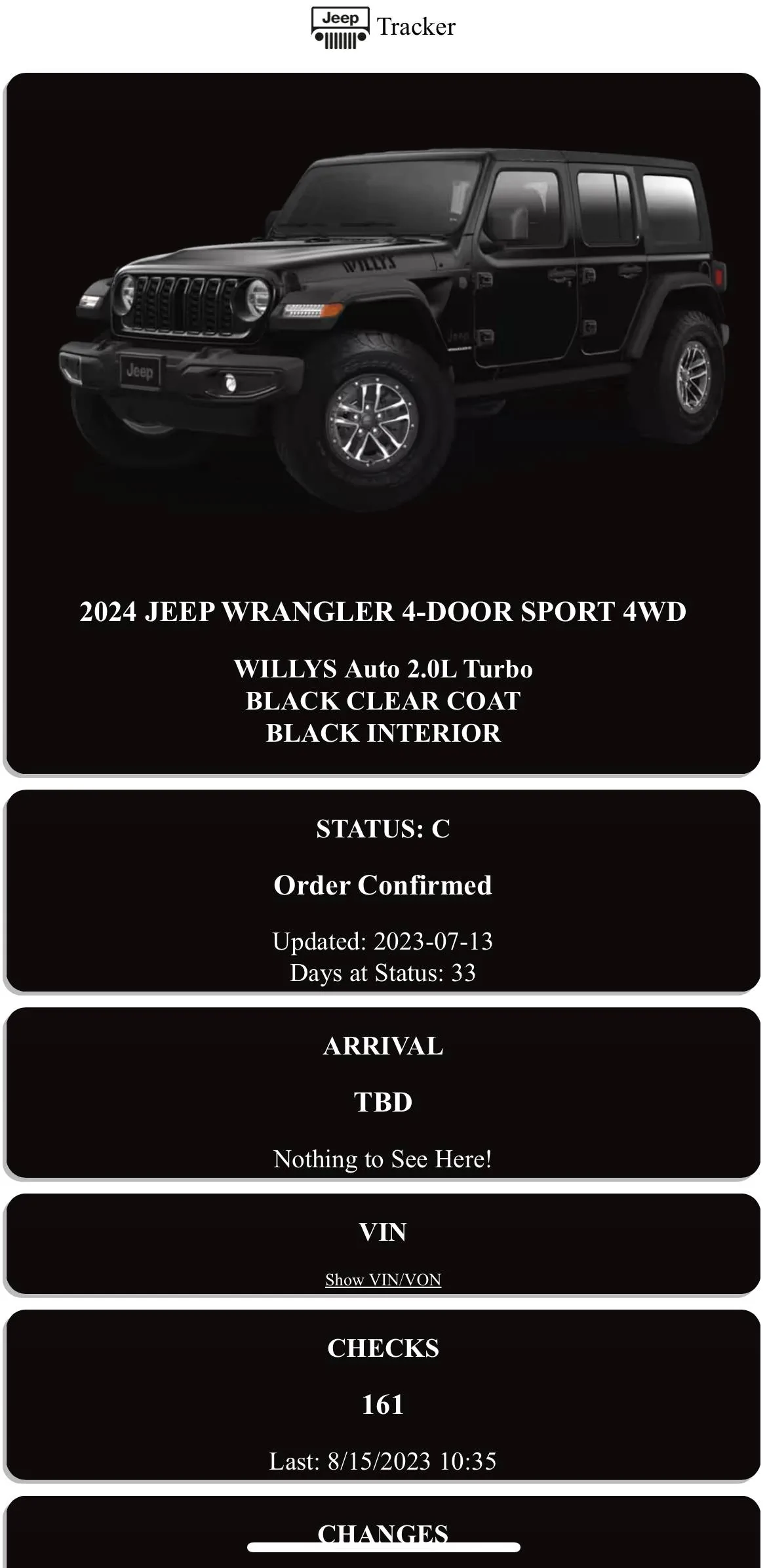 Jeep Wrangler JL 2024 Order Waiting Room IMG_5142