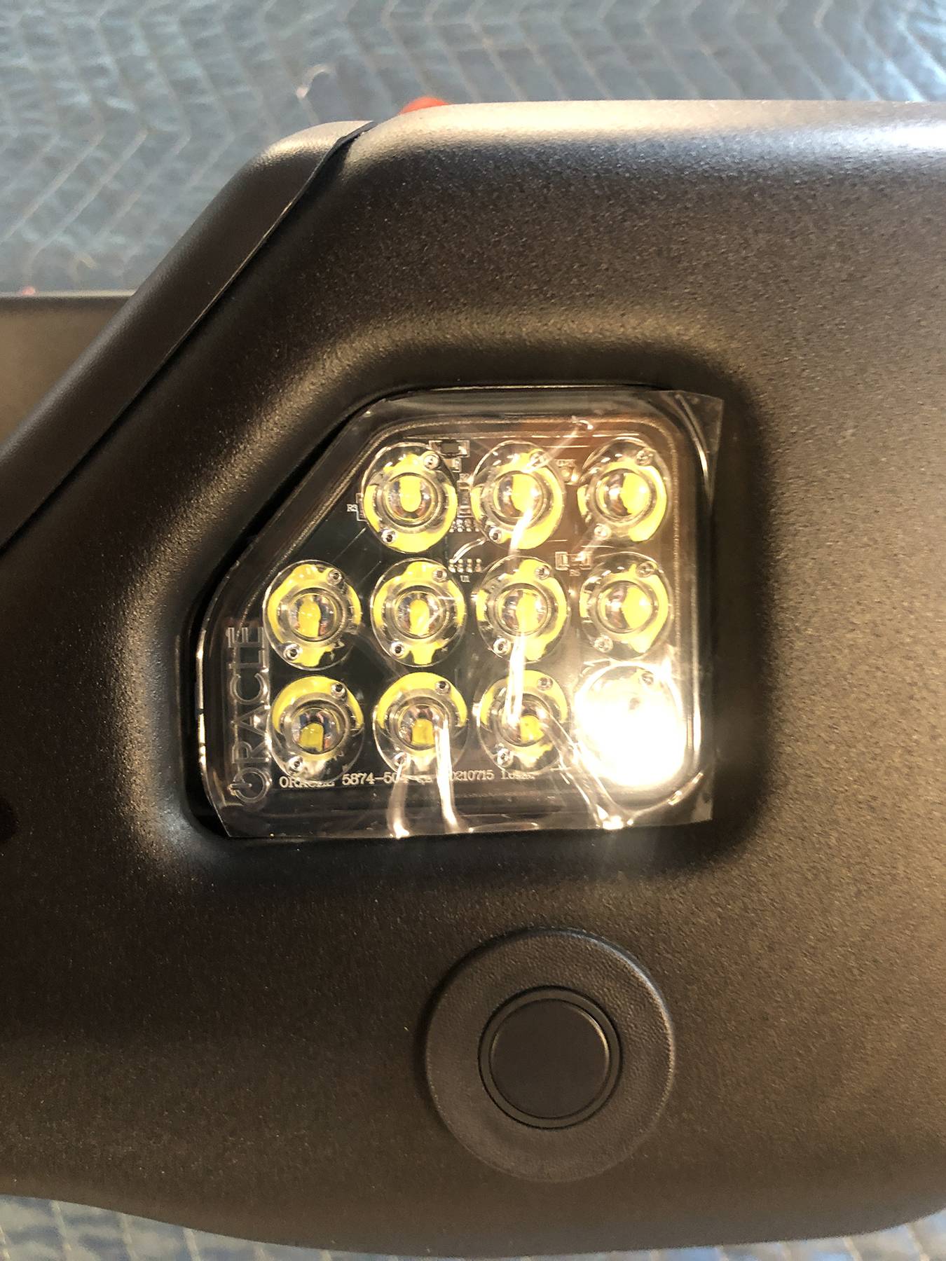 Jeep Wrangler JL Oracle lighting rear bumper LED reverse lights do not fit IMG_5888.JPG