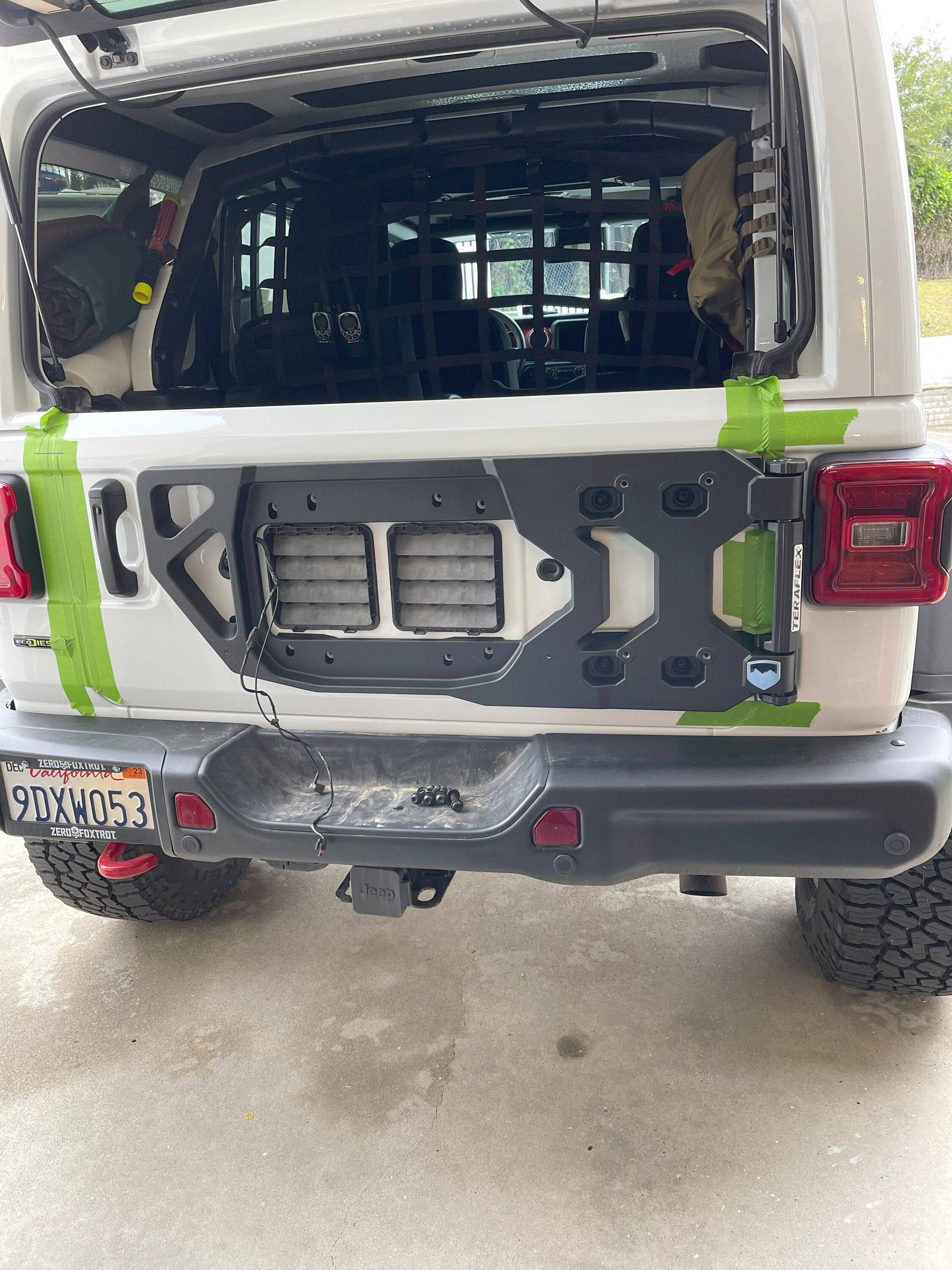 Jeep Wrangler JL Elbow Grease - '22 JLU Rubicon Ecodiesel Teraflex carrier install 3
