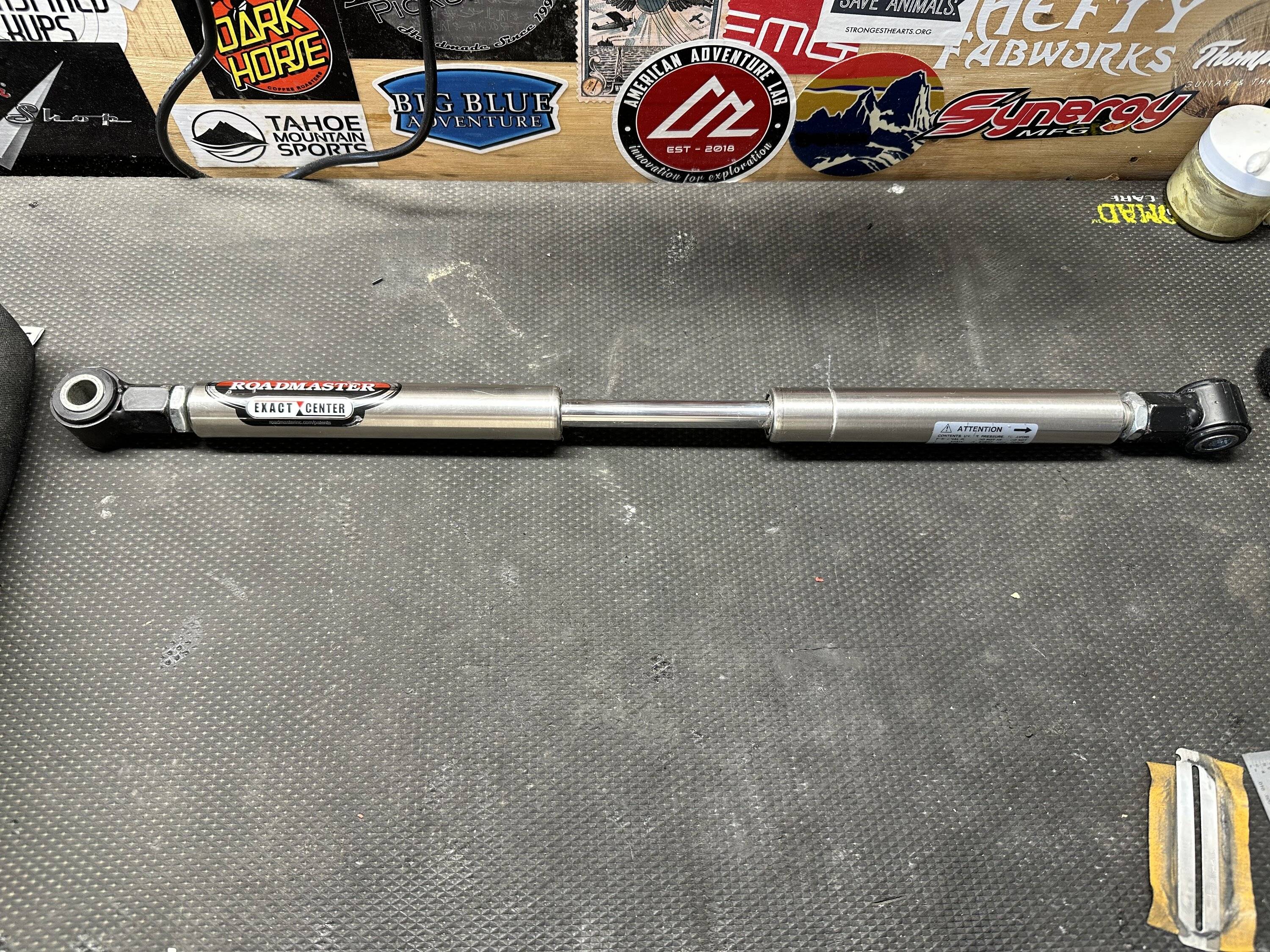 Jeep Wrangler JL Exact Center Steering Stabilizer 110lb IMG_6712