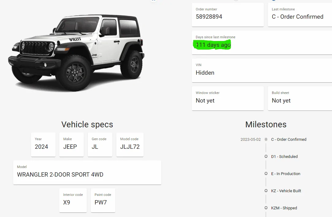 Jeep Wrangler JL 2024 Willys Order 1692635099657