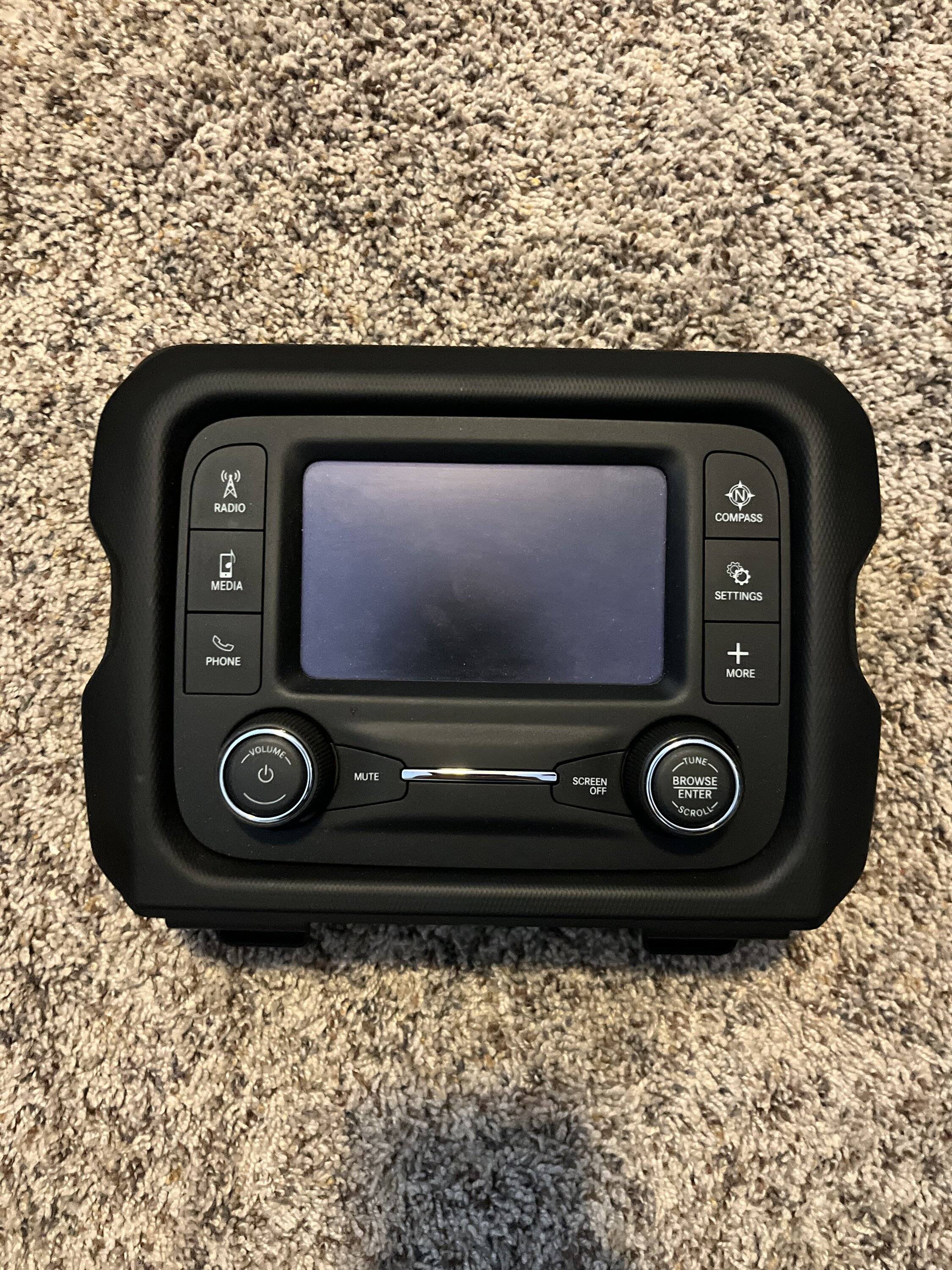 Jeep Wrangler JL Stereo Head Unit ($100) OBO 99E70384-A369-4A1A-8491-FF964CF8147D