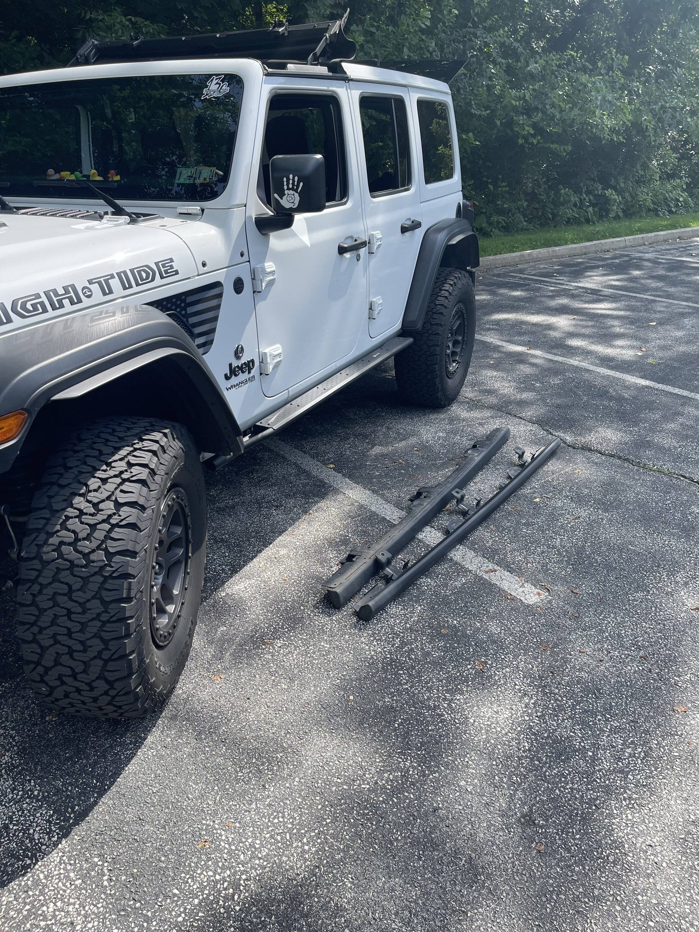 Jeep Wrangler JL My new steps IMG_3185