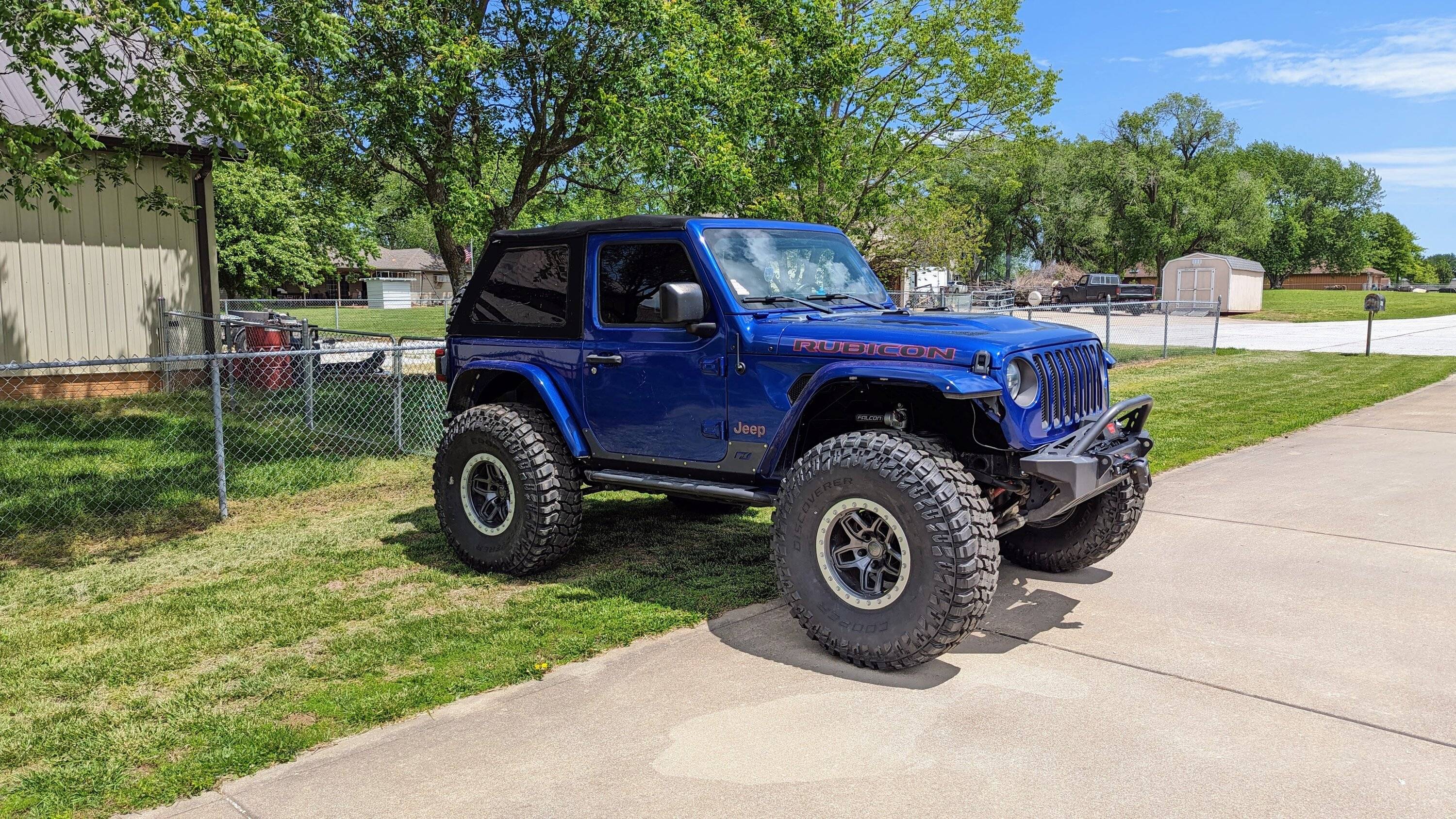 Jeep Wrangler JL 2 door Ocean Blue Rubicon build. image