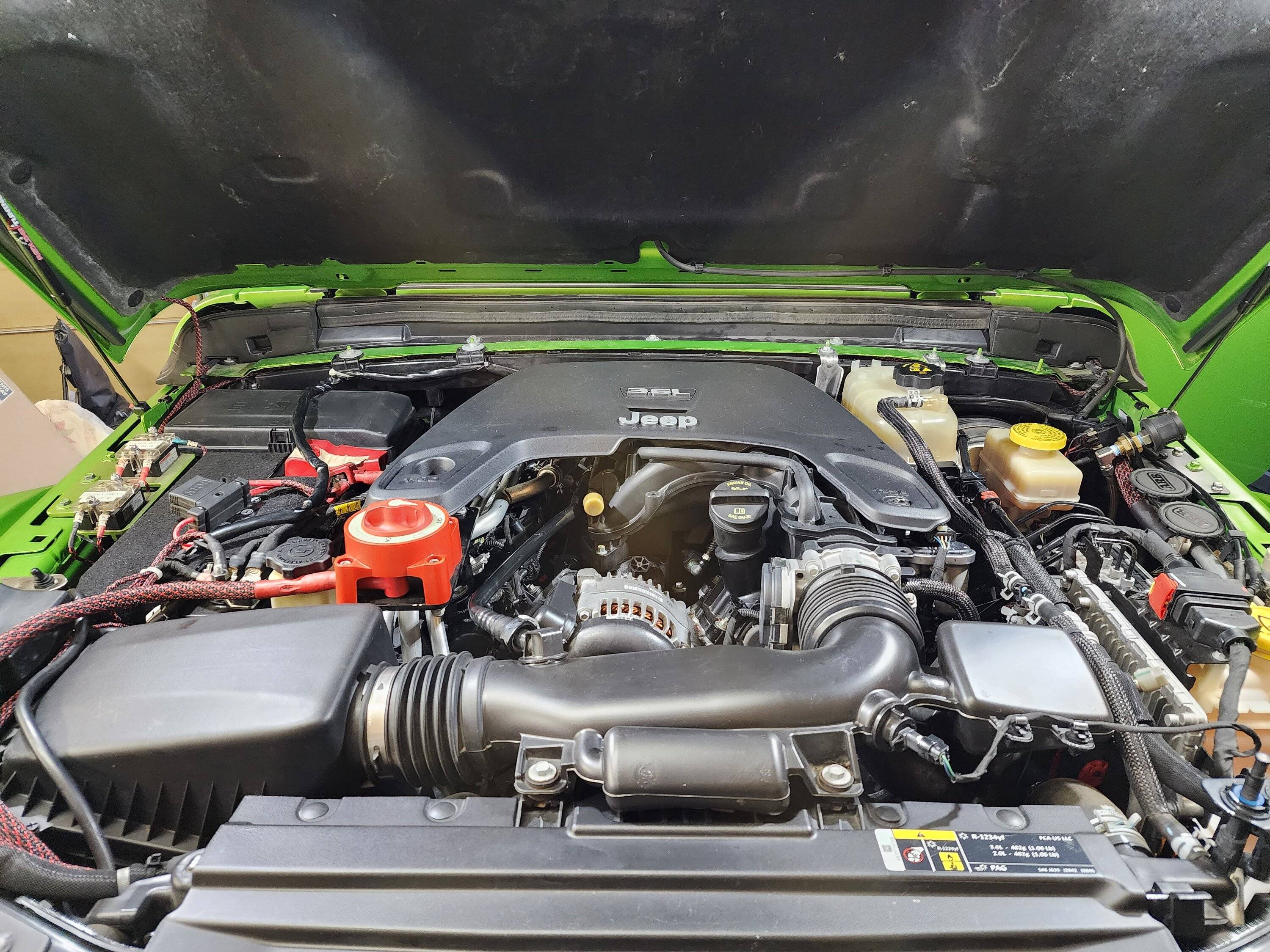 Jeep Wrangler JL Oil Cooler Replacement (and upgrades) 20230826_185428