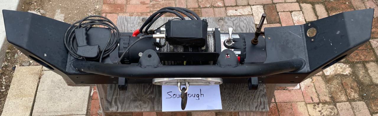 Jeep Wrangler JL Aluminum bumpers & extras RockHard bumper w winch a