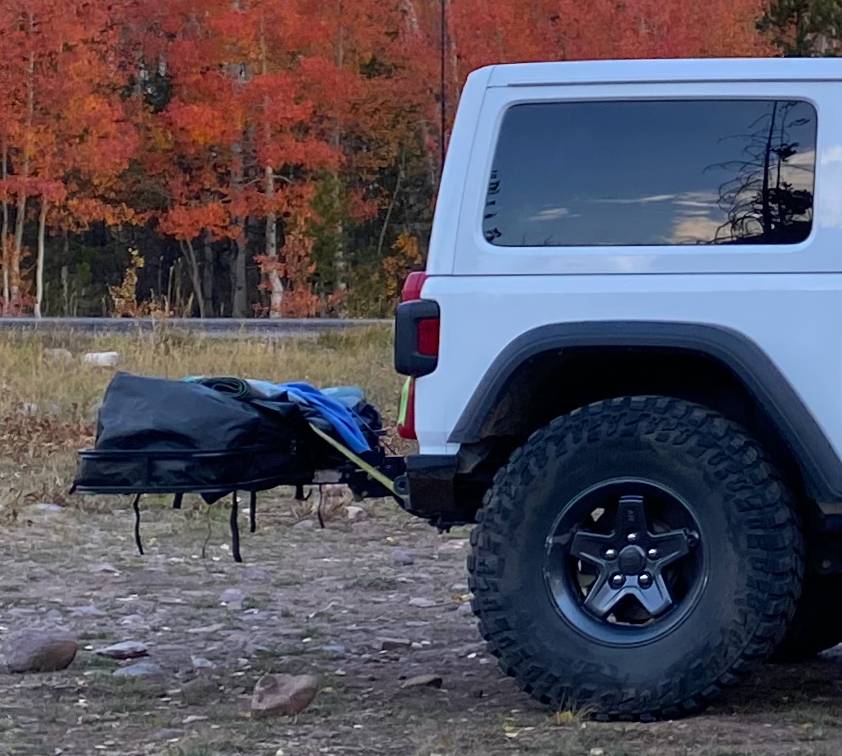 Jeep Wrangler JL reciever hitch basket receiver hitch basket