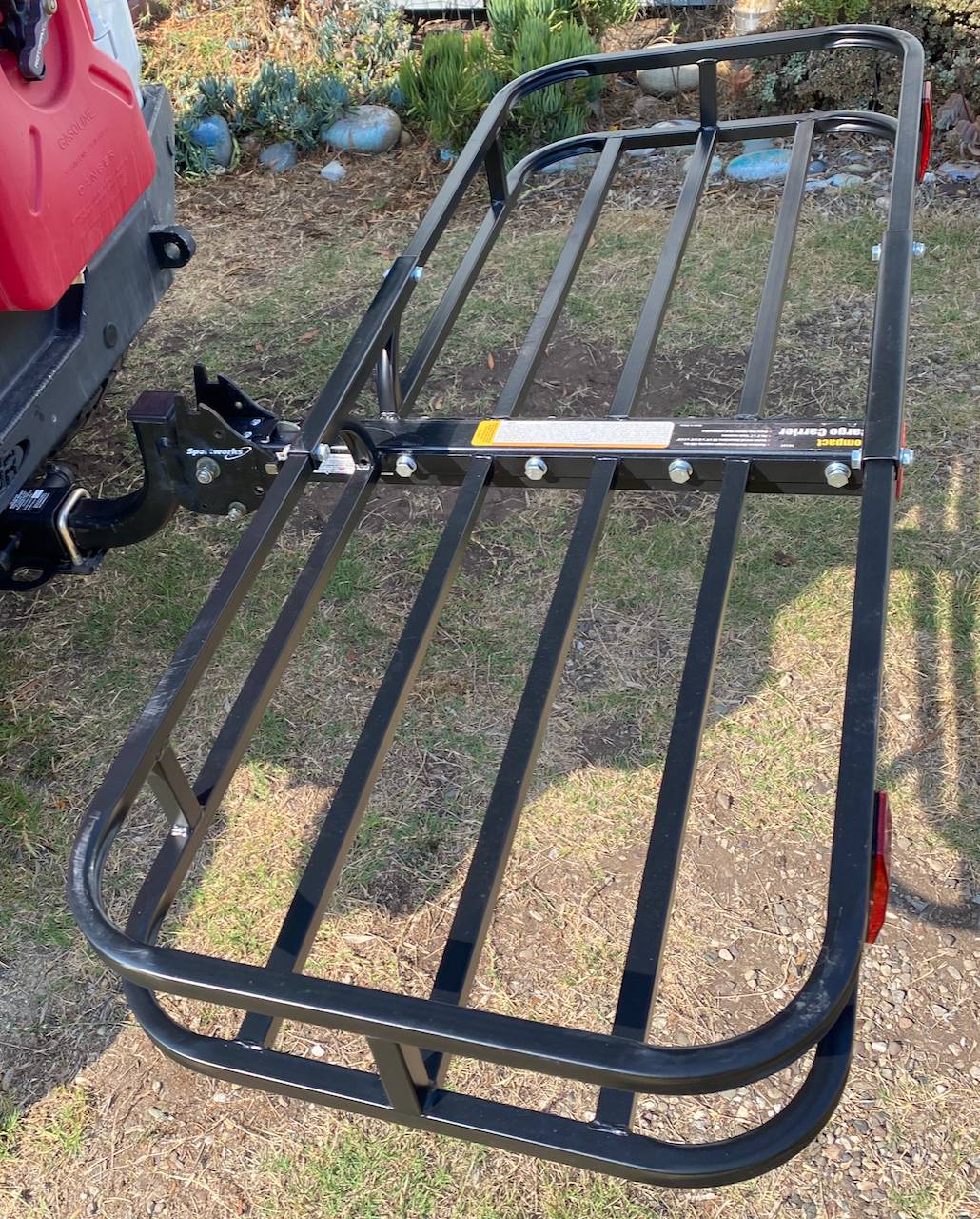 Jeep Wrangler JL reciever hitch basket JL cargo basket a