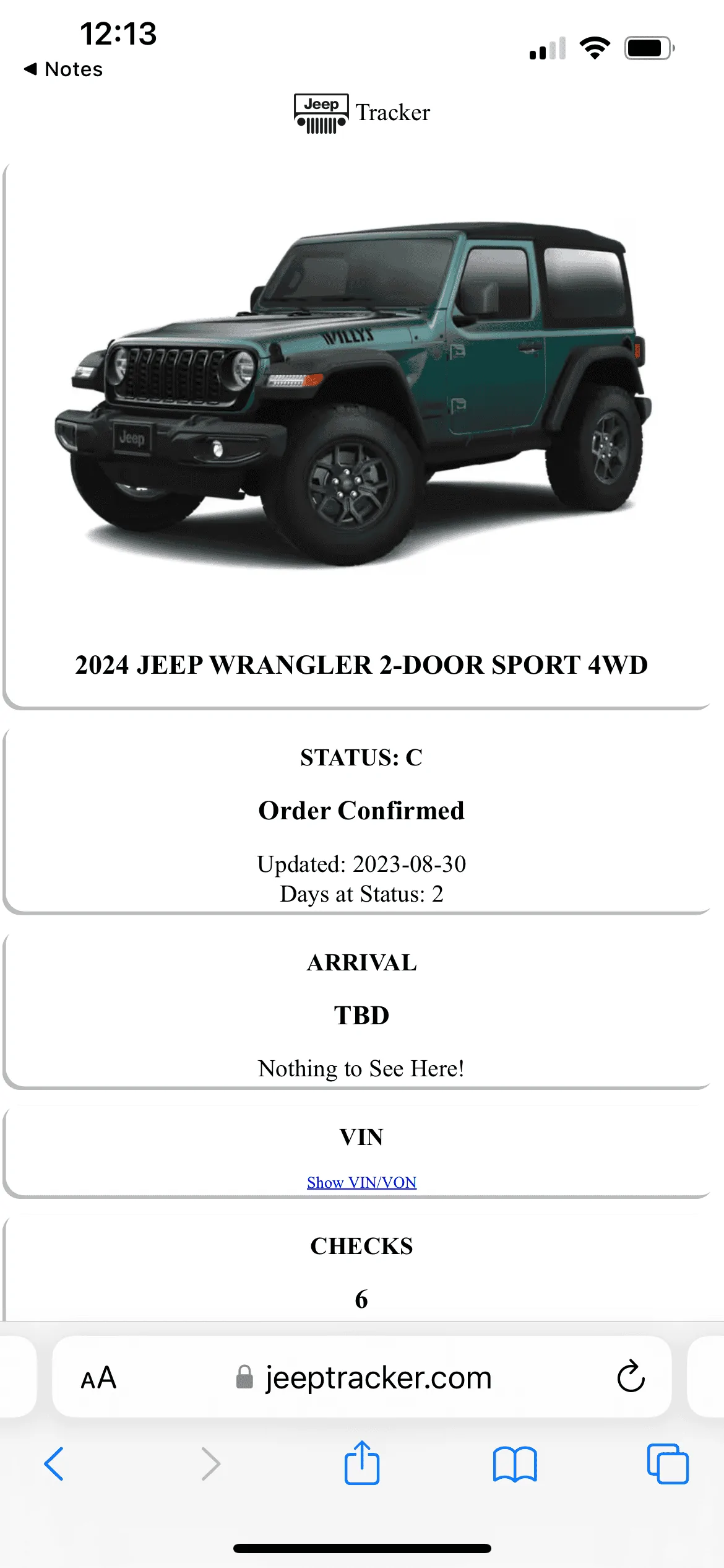 Jeep Wrangler JL 2024 Bikini Order Room IMG_1623