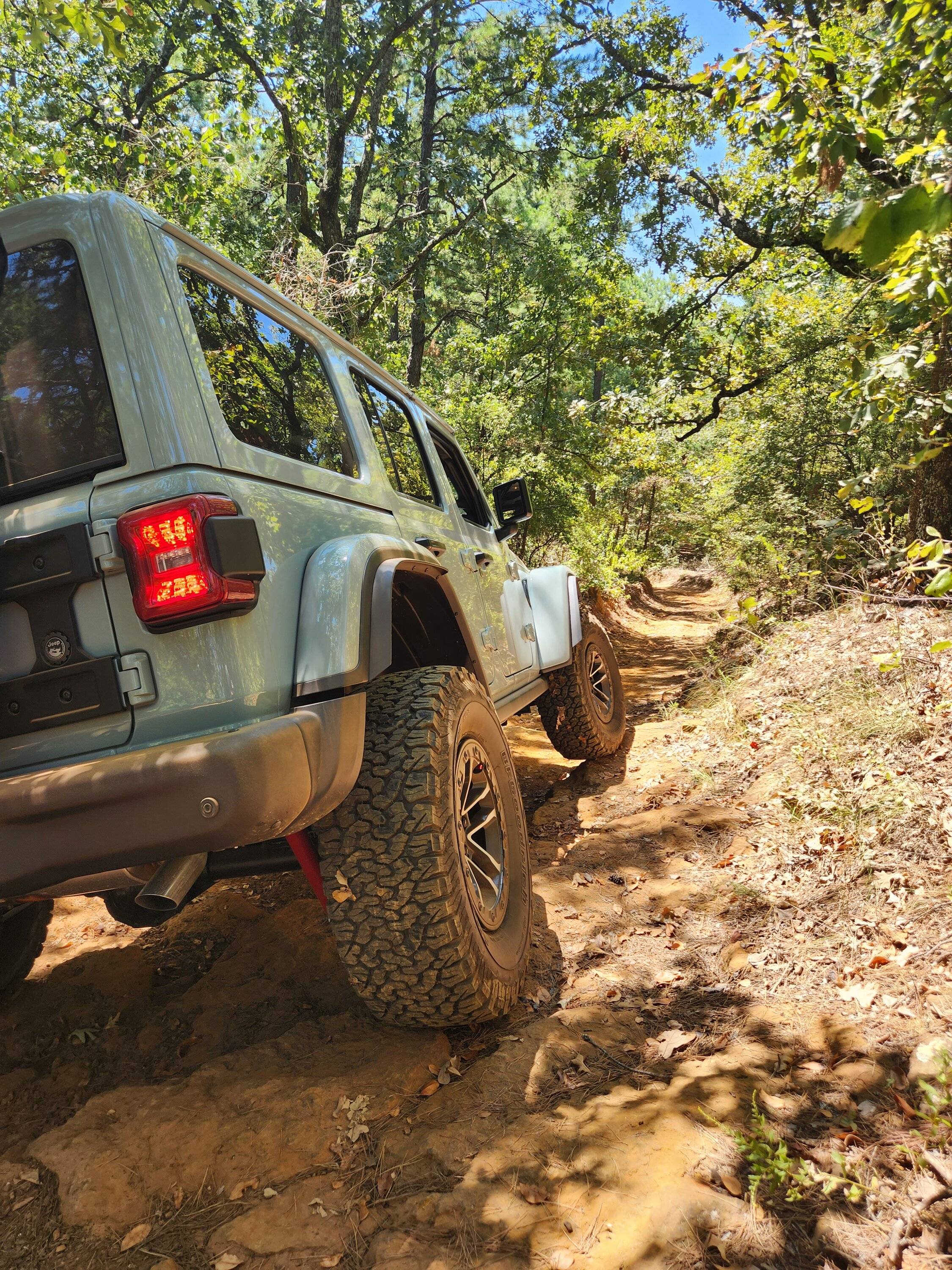 Jeep Wrangler JL Shakedown run for new 2024 Wrangler Rubicon X 20230901_141400