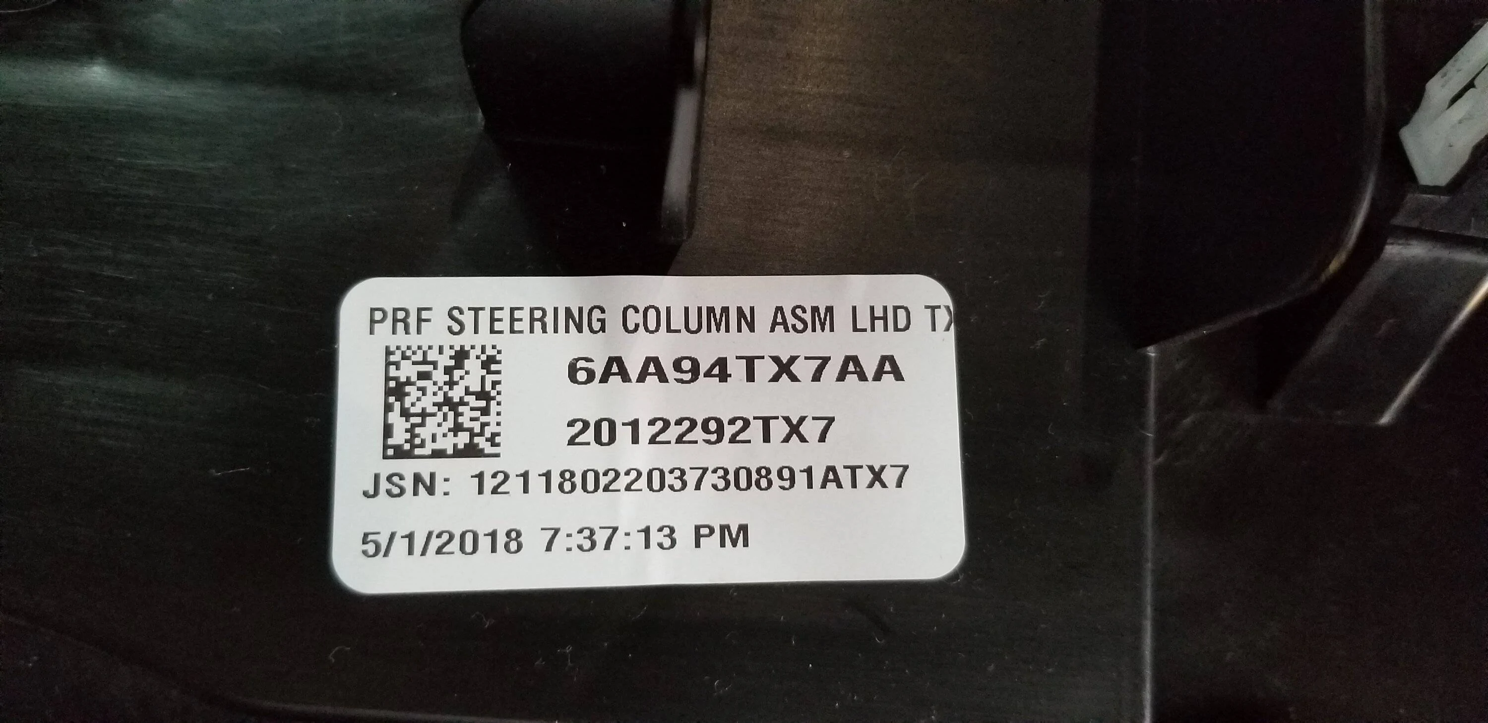 Jeep Wrangler JL Part # for panel under steering wheel? Plastic-Steering column JL