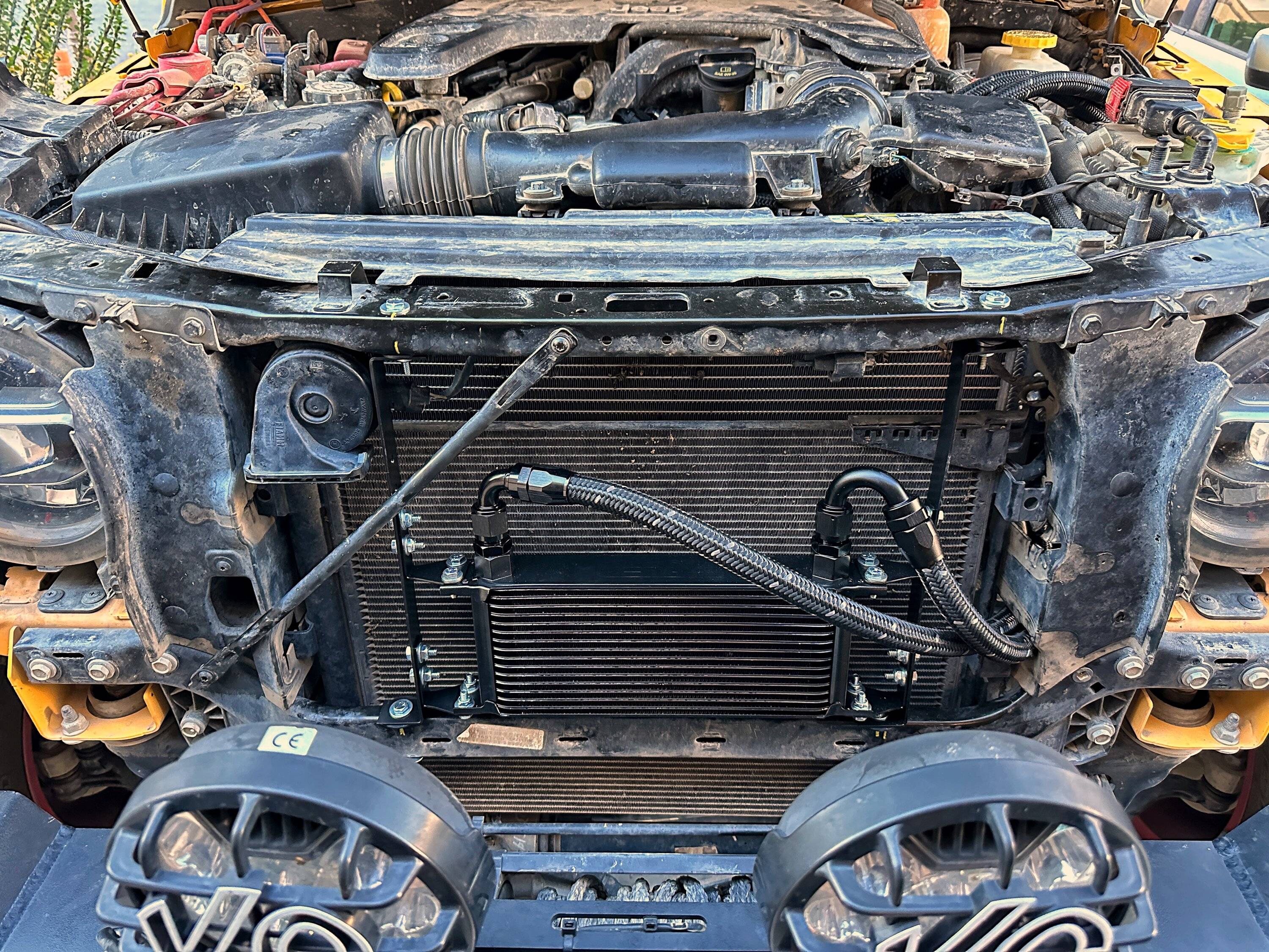 Jeep Wrangler JL Installed an External Oil Cooler IMG_6726