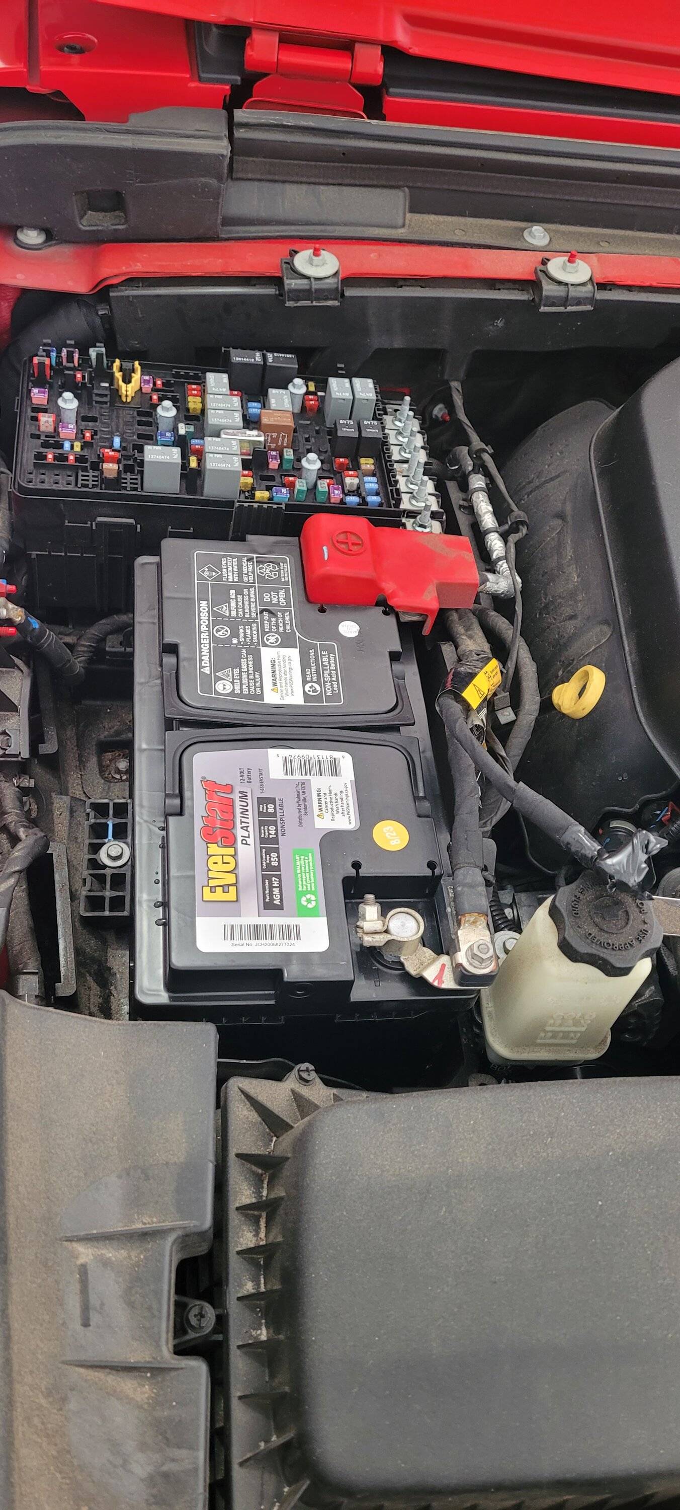 Jeep Wrangler JL Bad battery? Yes - another one! 20230908_102637