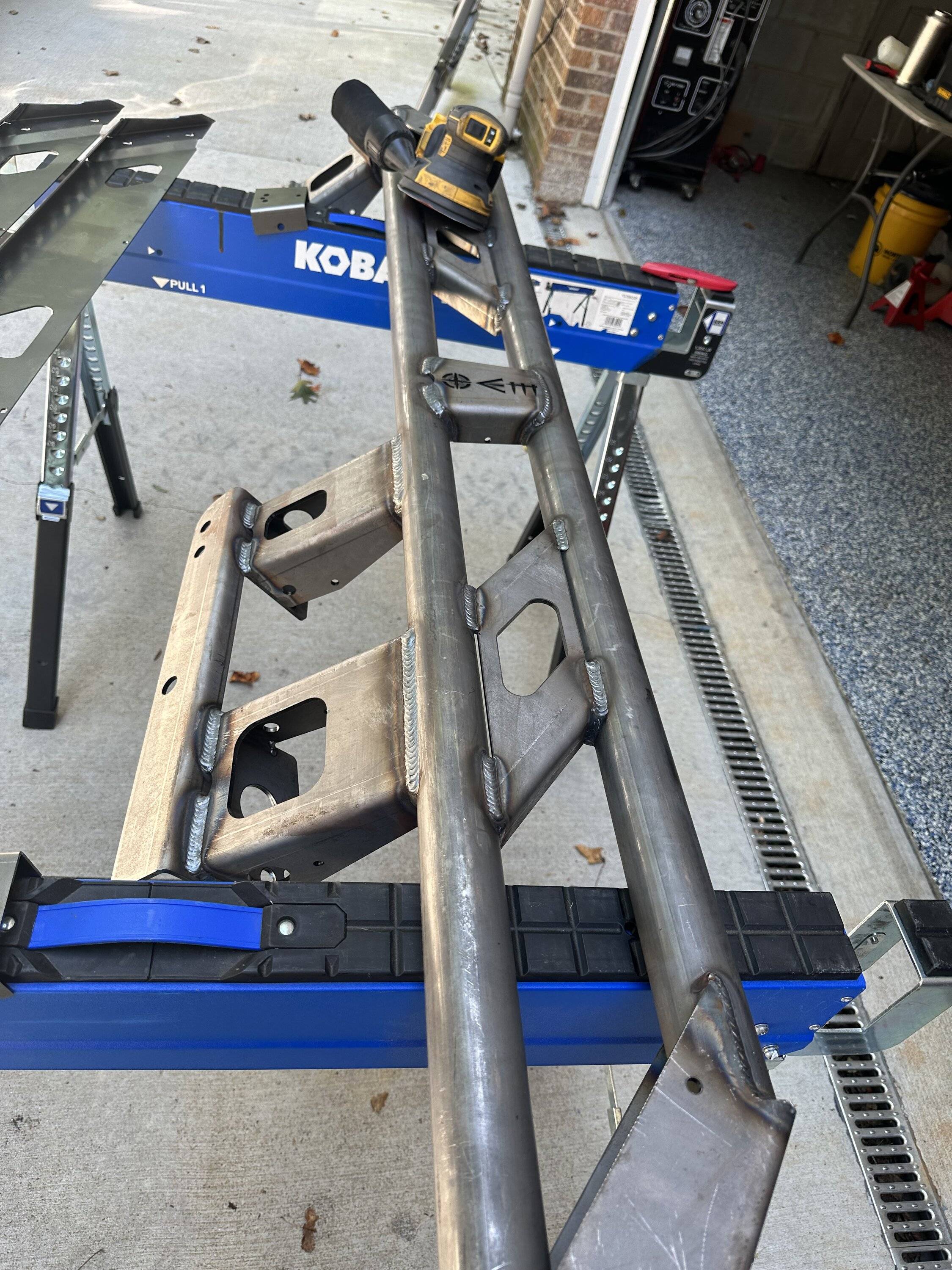 Jeep Wrangler JL EVO Weld-on RockSlider Install IMG_0122