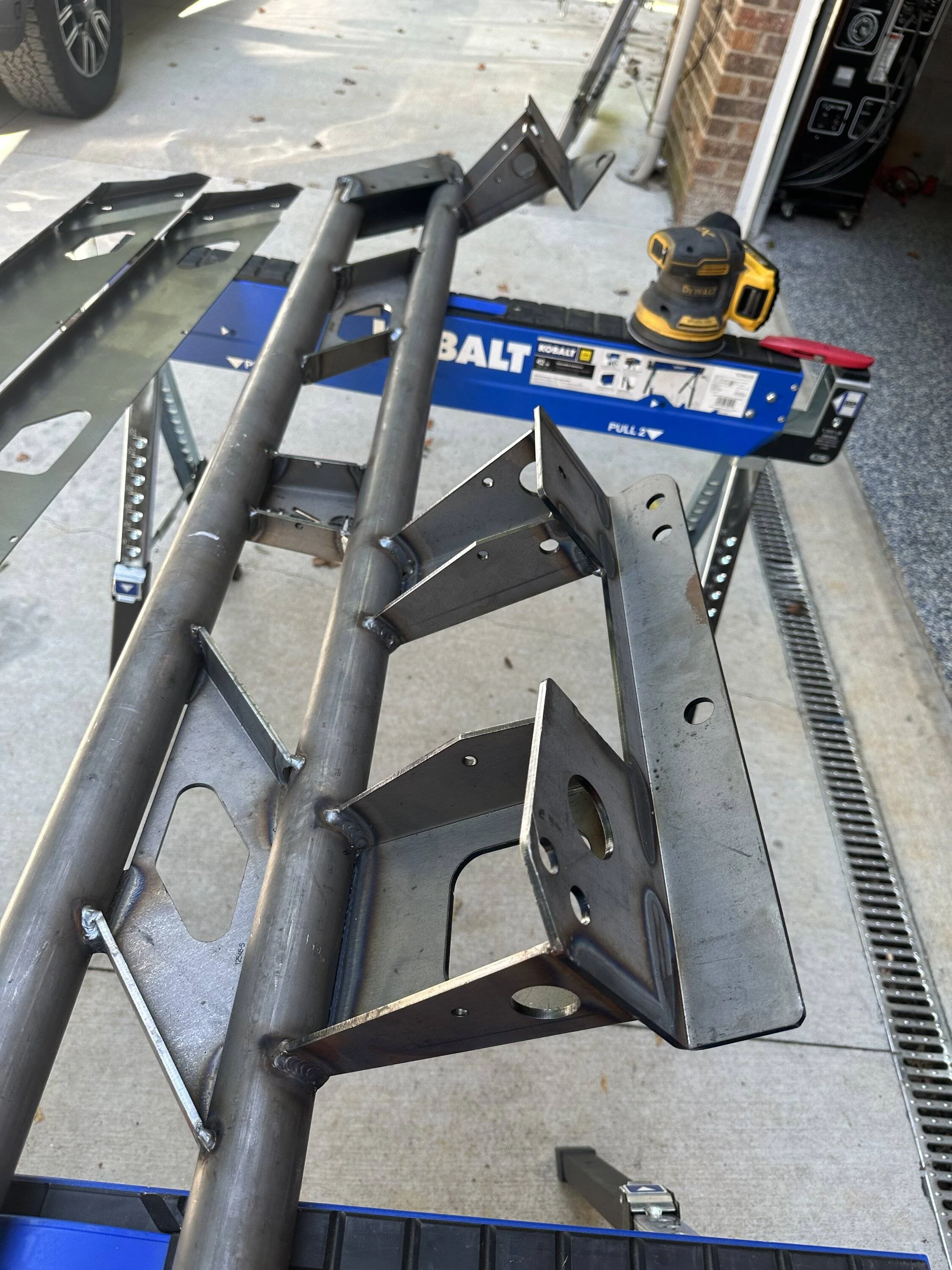 Jeep Wrangler JL EVO Weld-on RockSlider Install IMG_0123