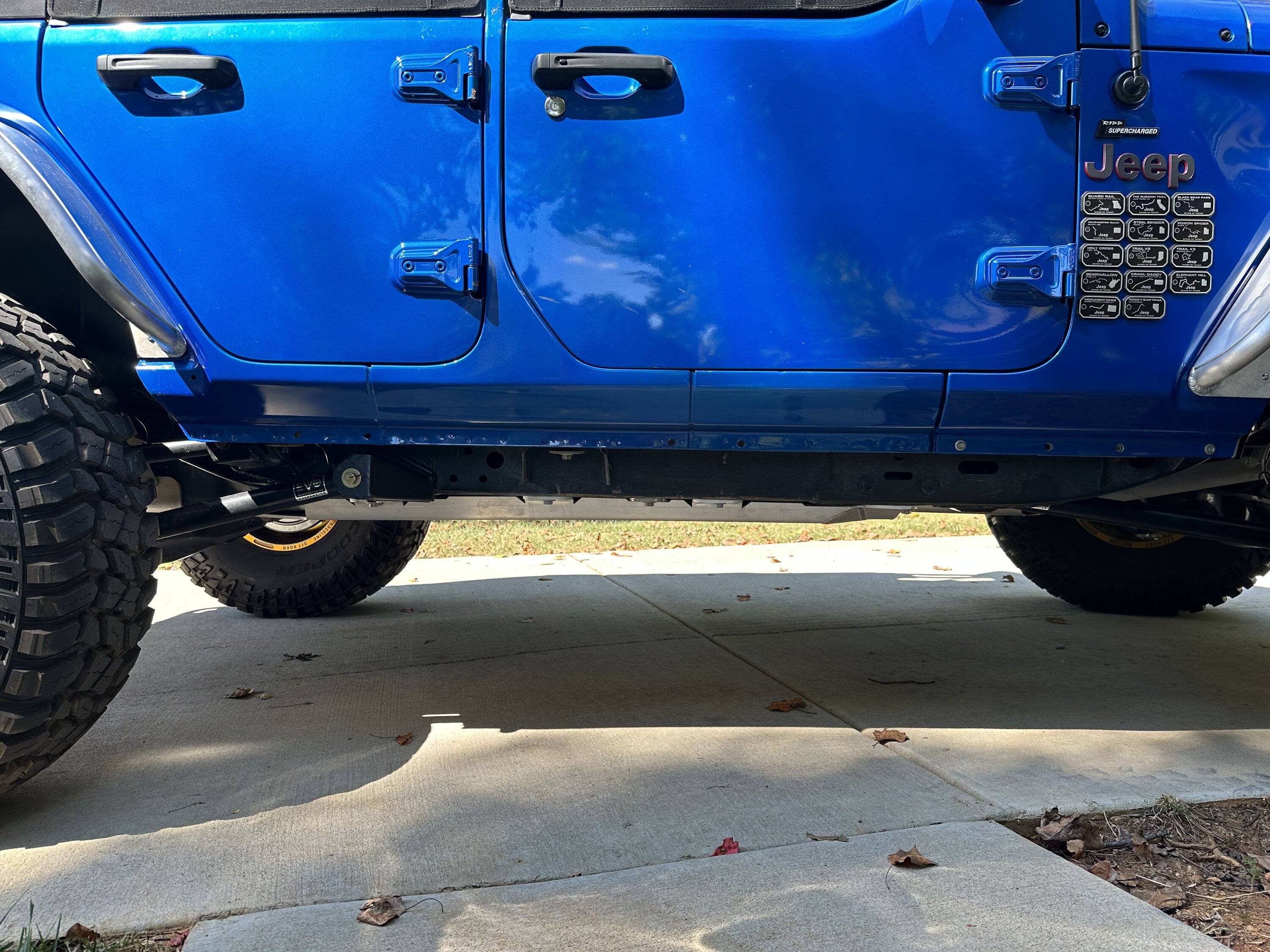 Jeep Wrangler JL EVO Weld-on RockSlider Install IMG_0119