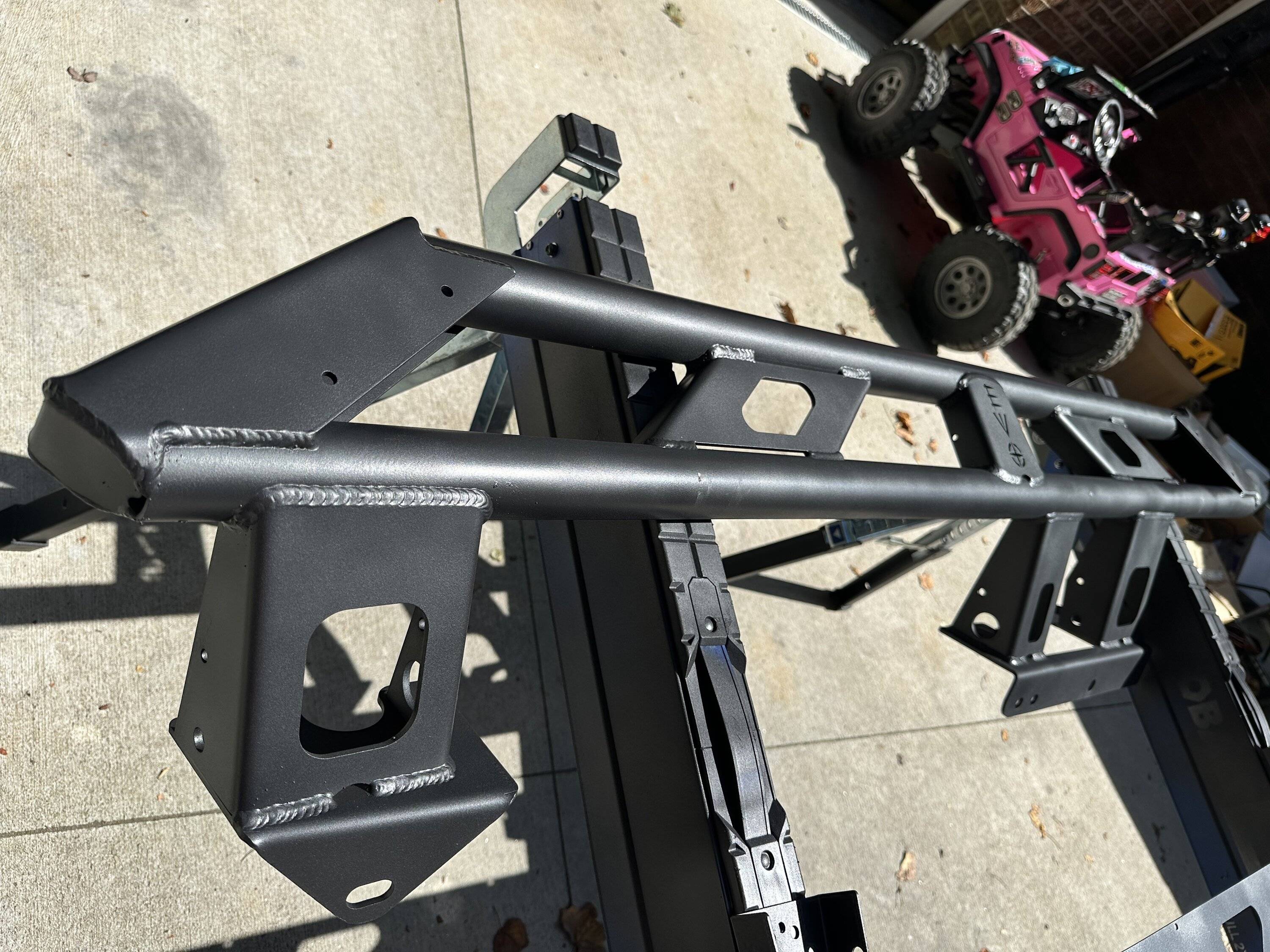 Jeep Wrangler JL EVO Weld-on RockSlider Install IMG_0128