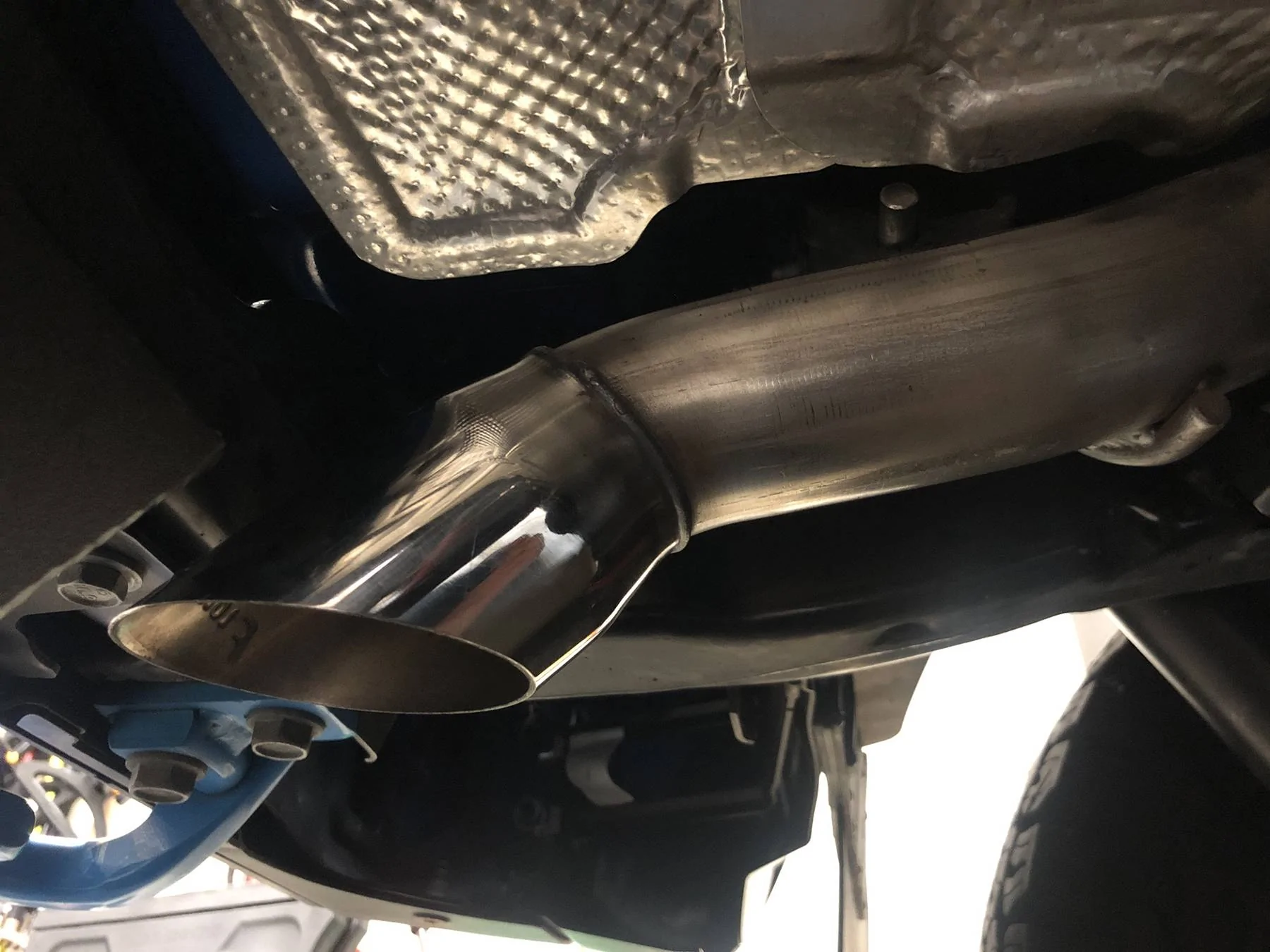 Jeep Wrangler JL Removed Stock Muffler IMG_5945