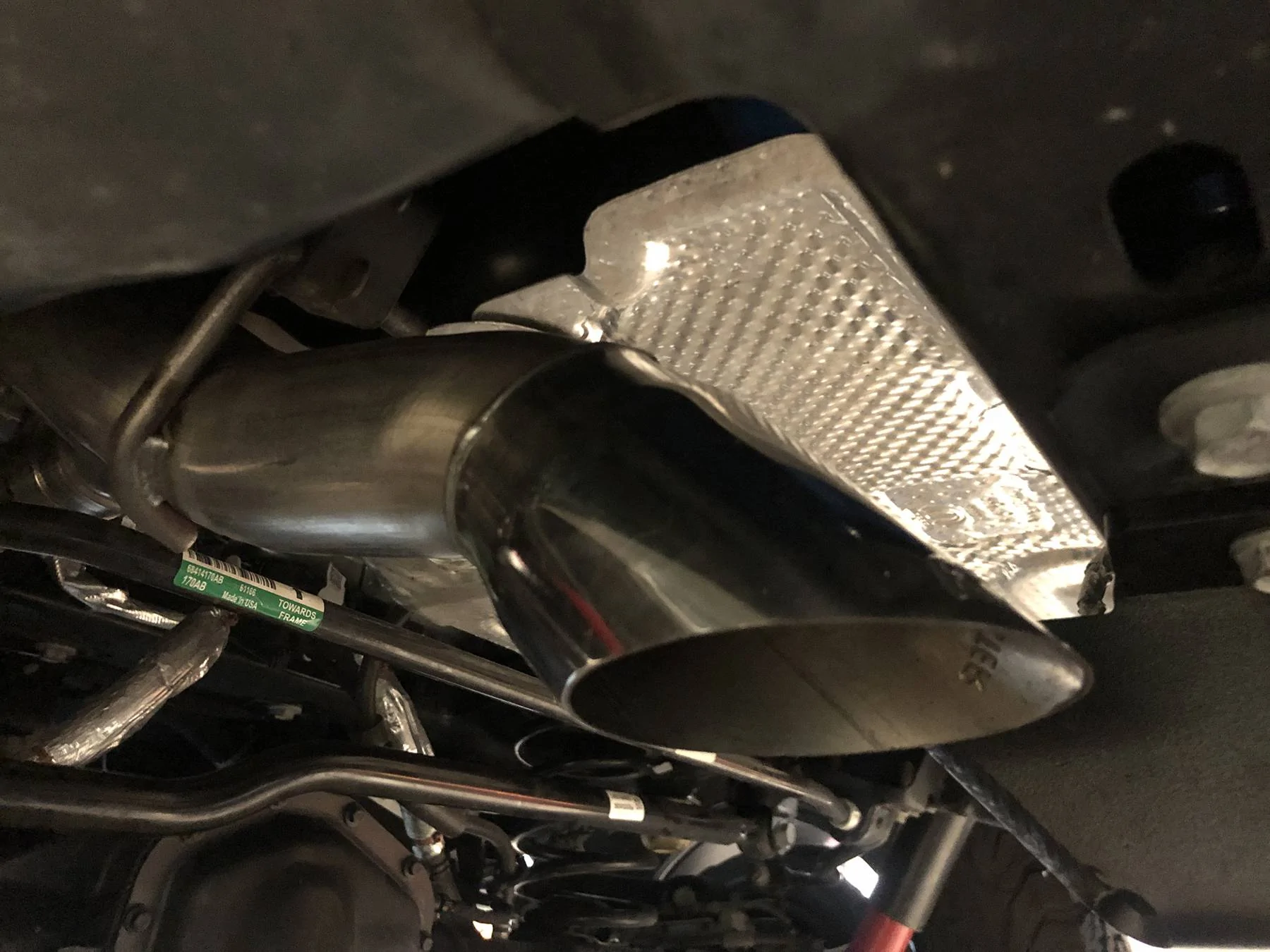 Jeep Wrangler JL Removed Stock Muffler IMG_5959