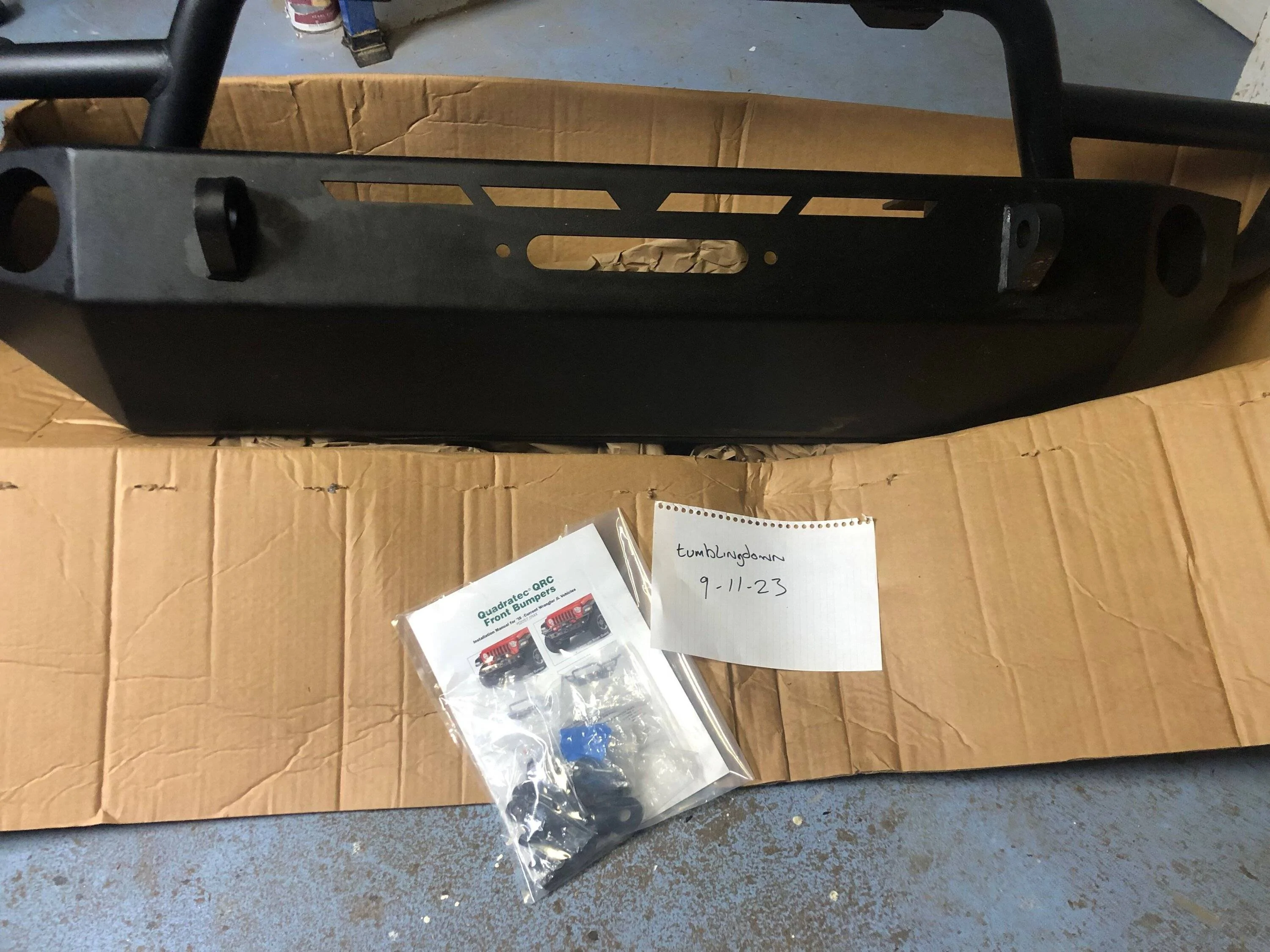 Jeep Wrangler JL Quadratec QRC full-width bumper for JL qbumper2