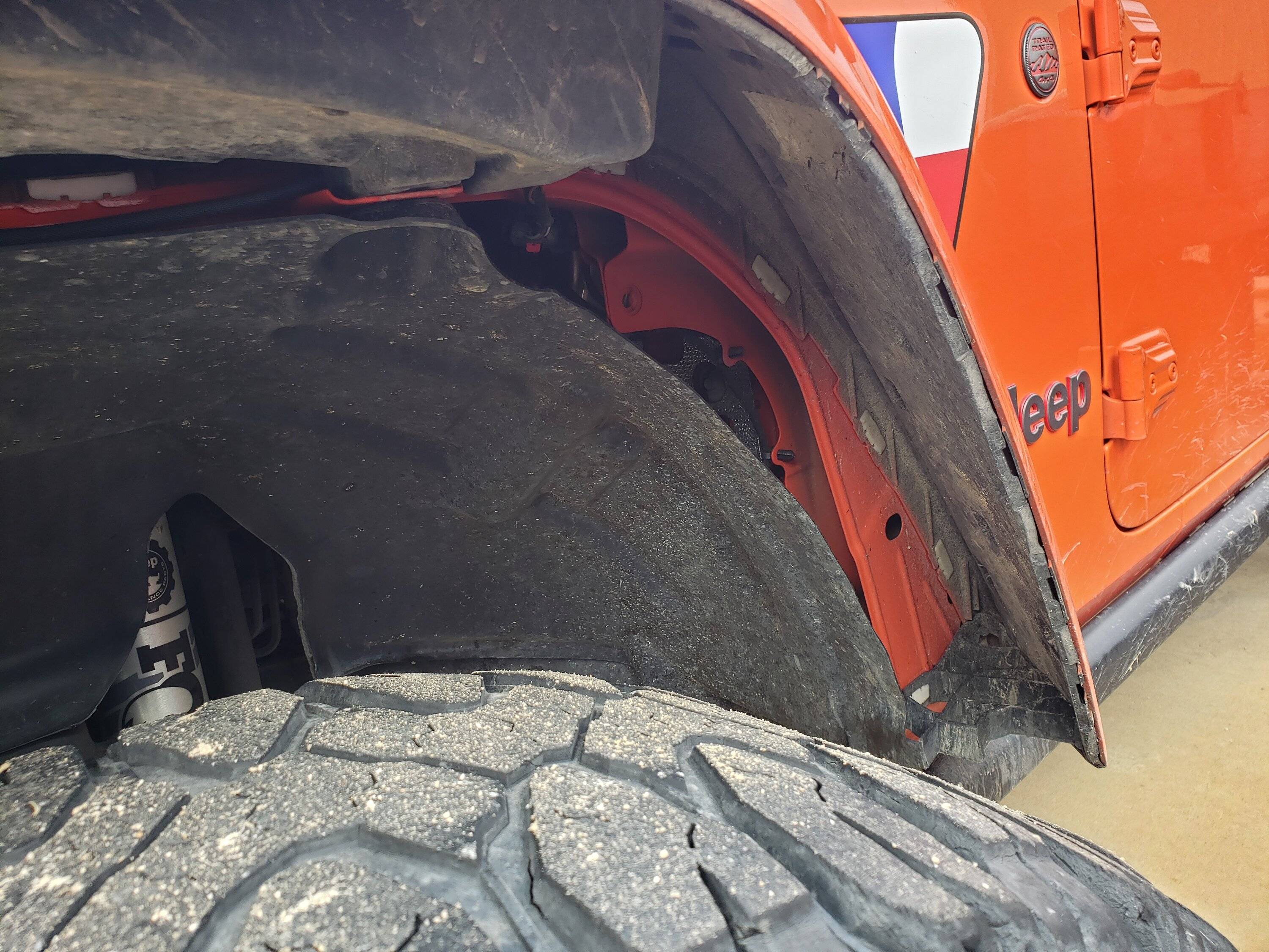 Jeep Wrangler JL Fender Chop/split Worth it or a Mess? 20230117_121058