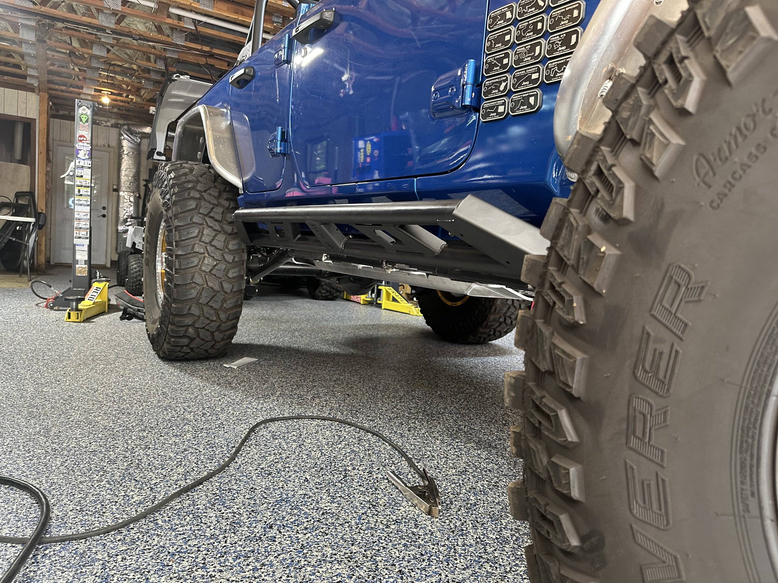 Jeep Wrangler JL EVO Weld-on RockSlider Install IMG_0190