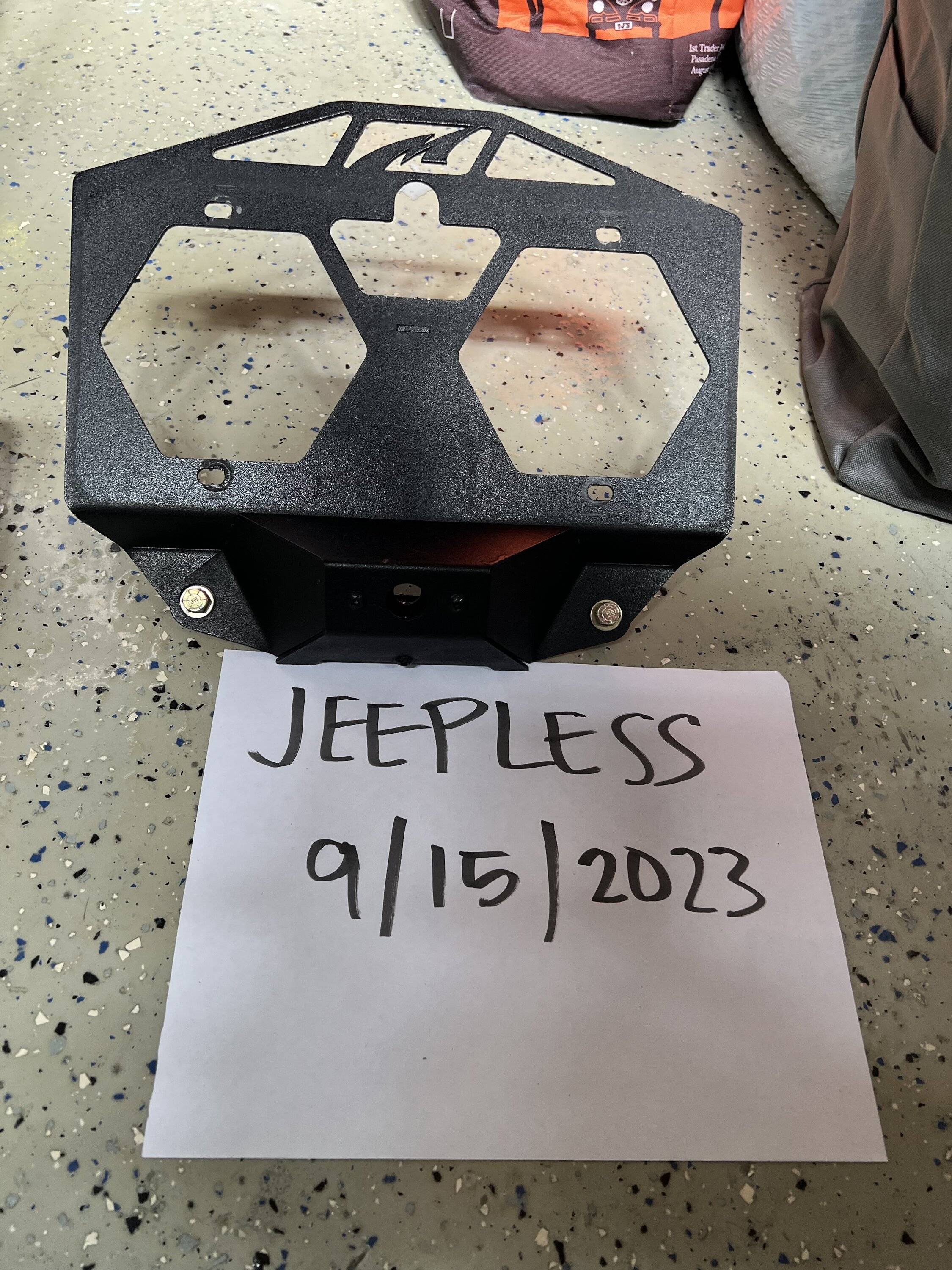 Jeep Wrangler JL Motobilt License plate Relocation Bracket: $100 IMG_2227