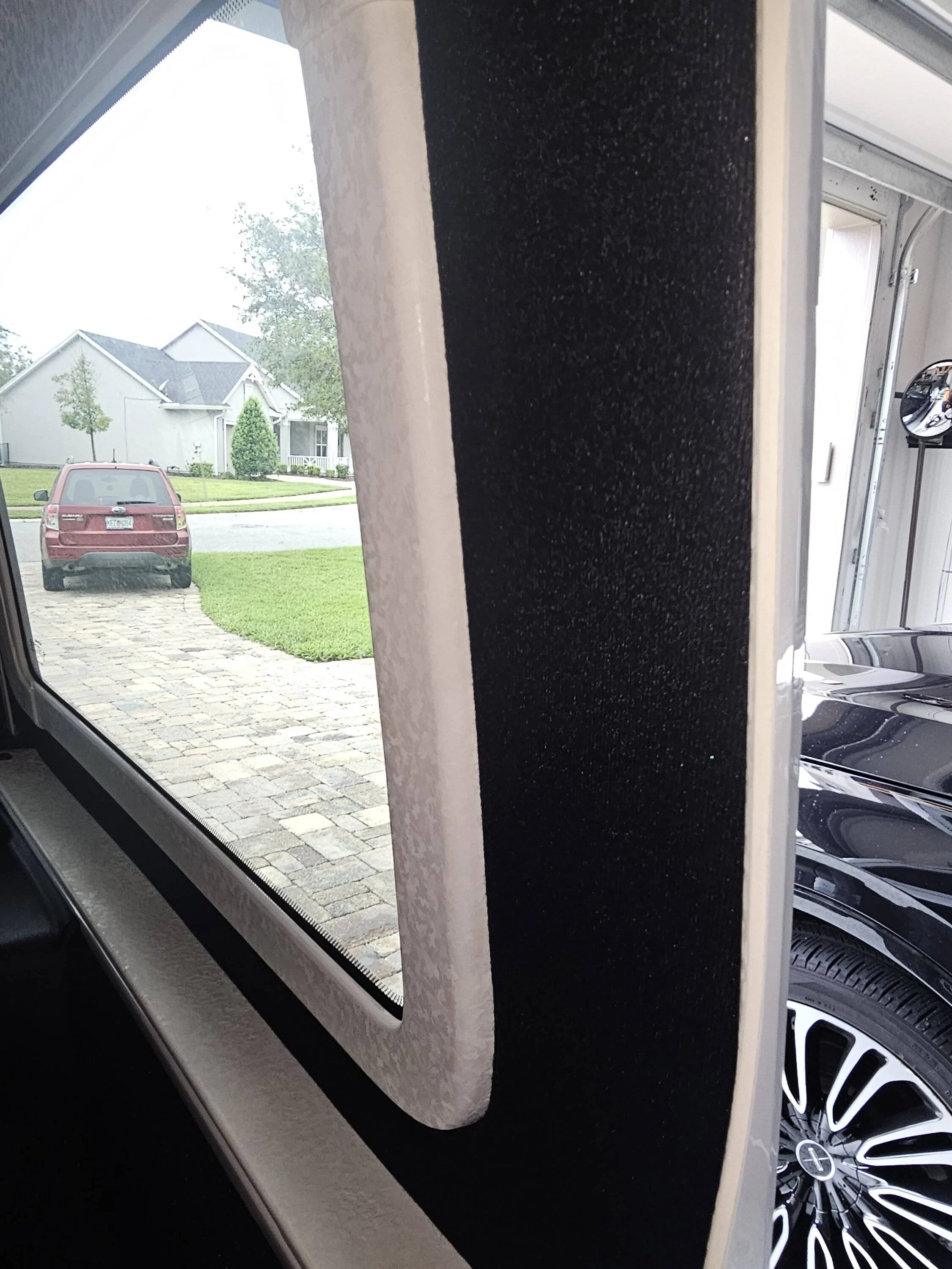 Jeep Wrangler JL Hothead rear side window panels w/ tint attached 20230928_150359
