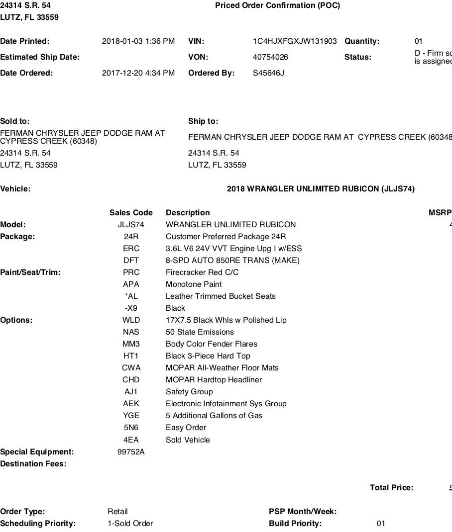 Jeep Wrangler JL ORDER TRACKING for your Jeep Wrangler 84FAC5BA-8523-4813-AFCD-CF969CA9FA88