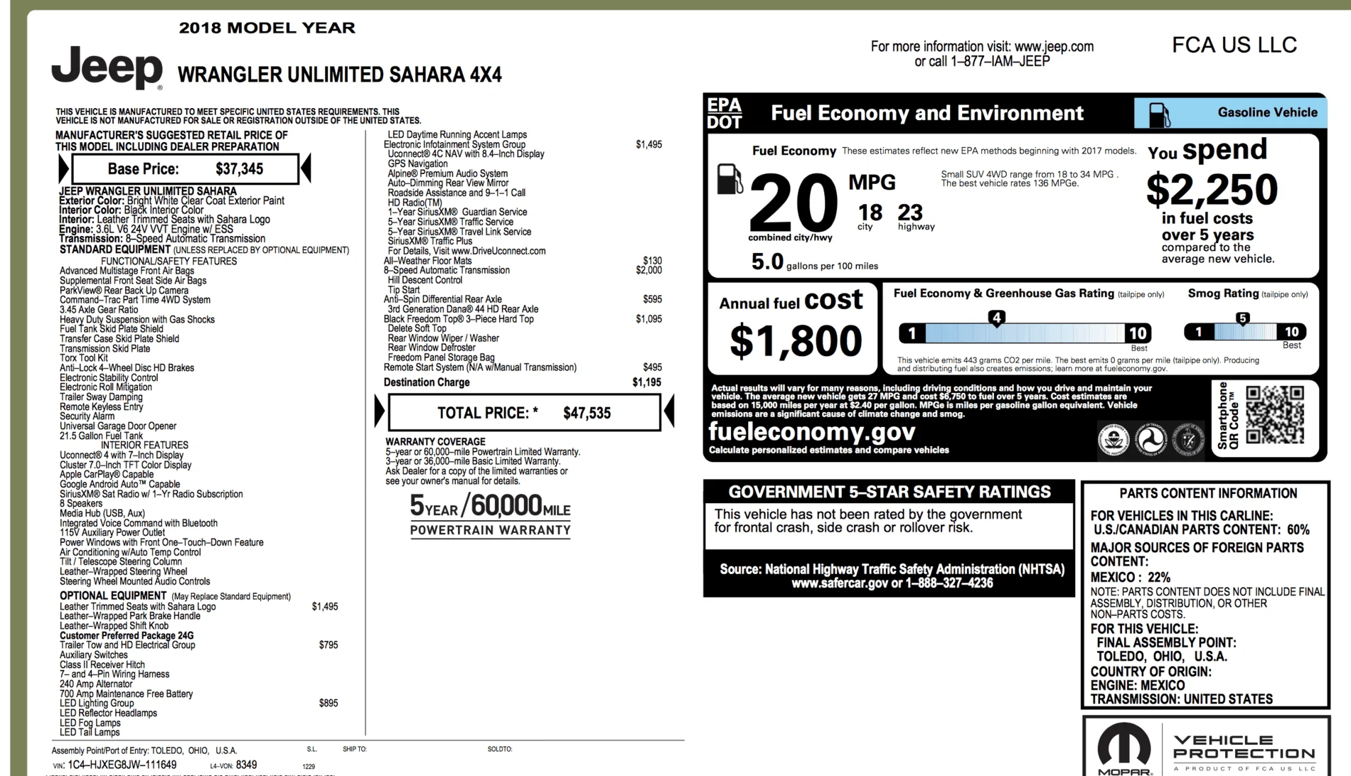 Jeep Wrangler JL Finding any price gouging? Screen Shot 2018-01-03 at 7.58.04 PM