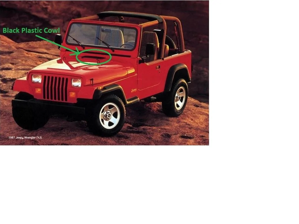 Jeep Wrangler JL Painting the Cowl Cowl