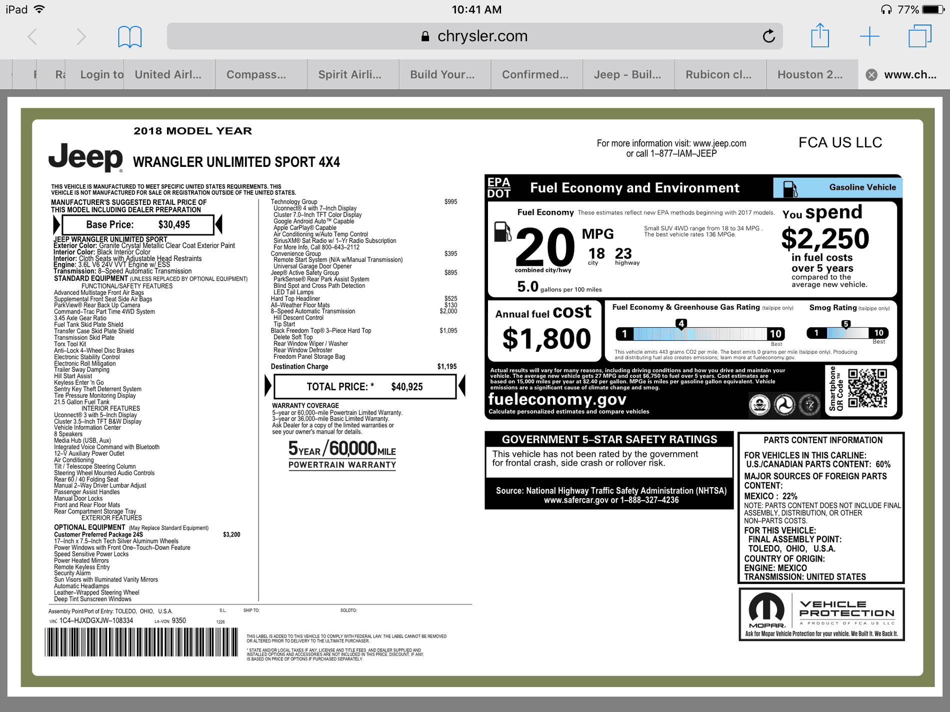 Jeep Wrangler JL Confirmed JL Dealership Arrivals IMG_0101.PNG