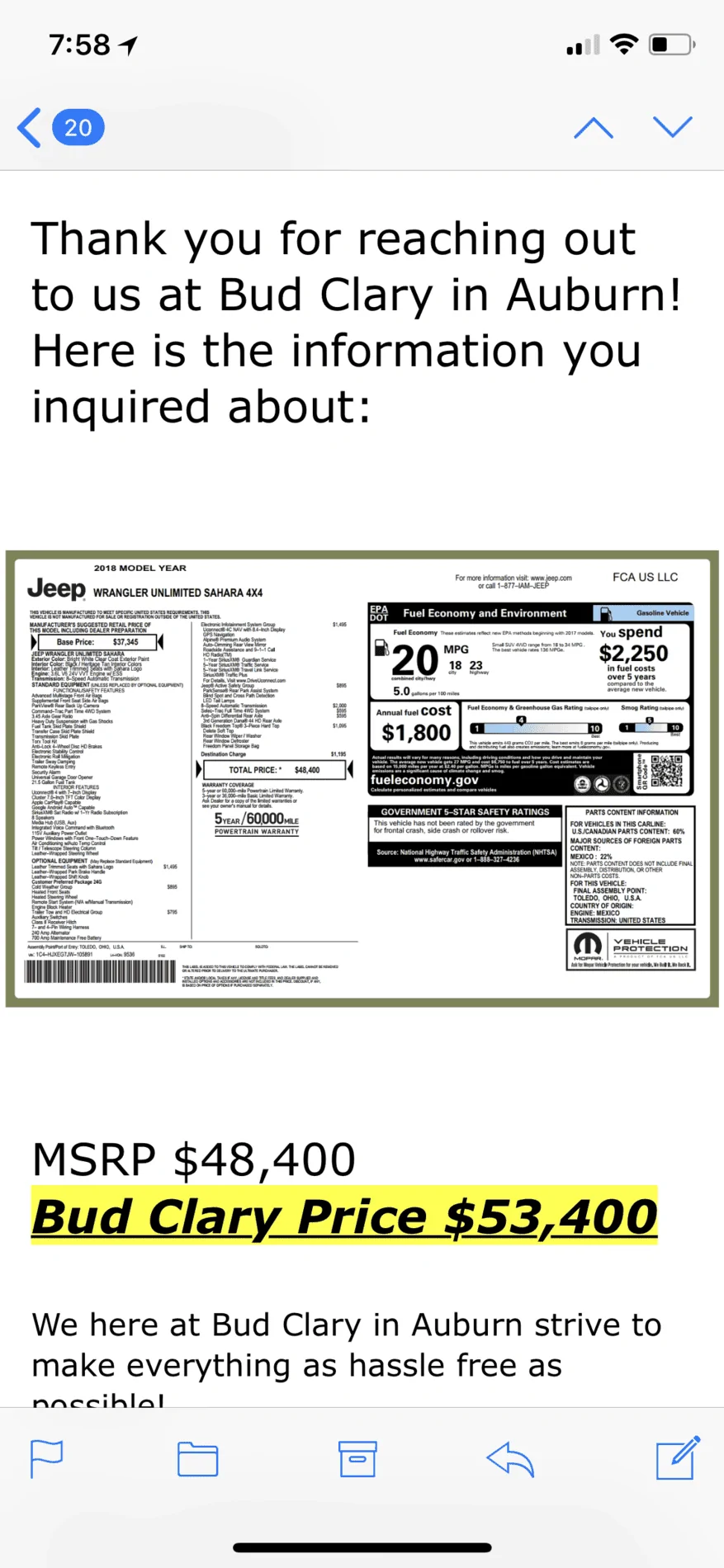 Jeep Wrangler JL Finding any price gouging? Sahara no