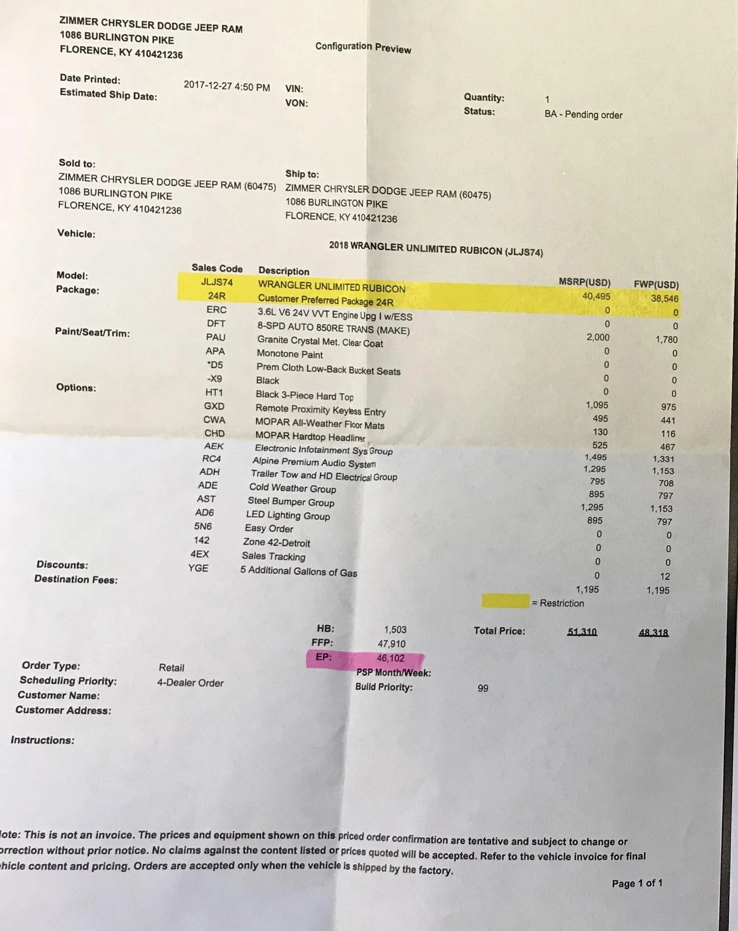 Jeep Wrangler JL Thread Lightly vs employee pricing AB99F84F-C209-45E3-BD93-553C17F7D946