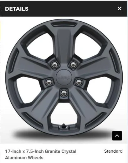 Jeep Wrangler JL JL Wheels let down recon