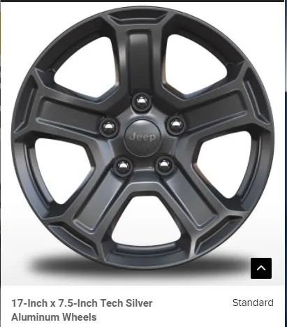 Jeep Wrangler JL JL Wheels let down sport