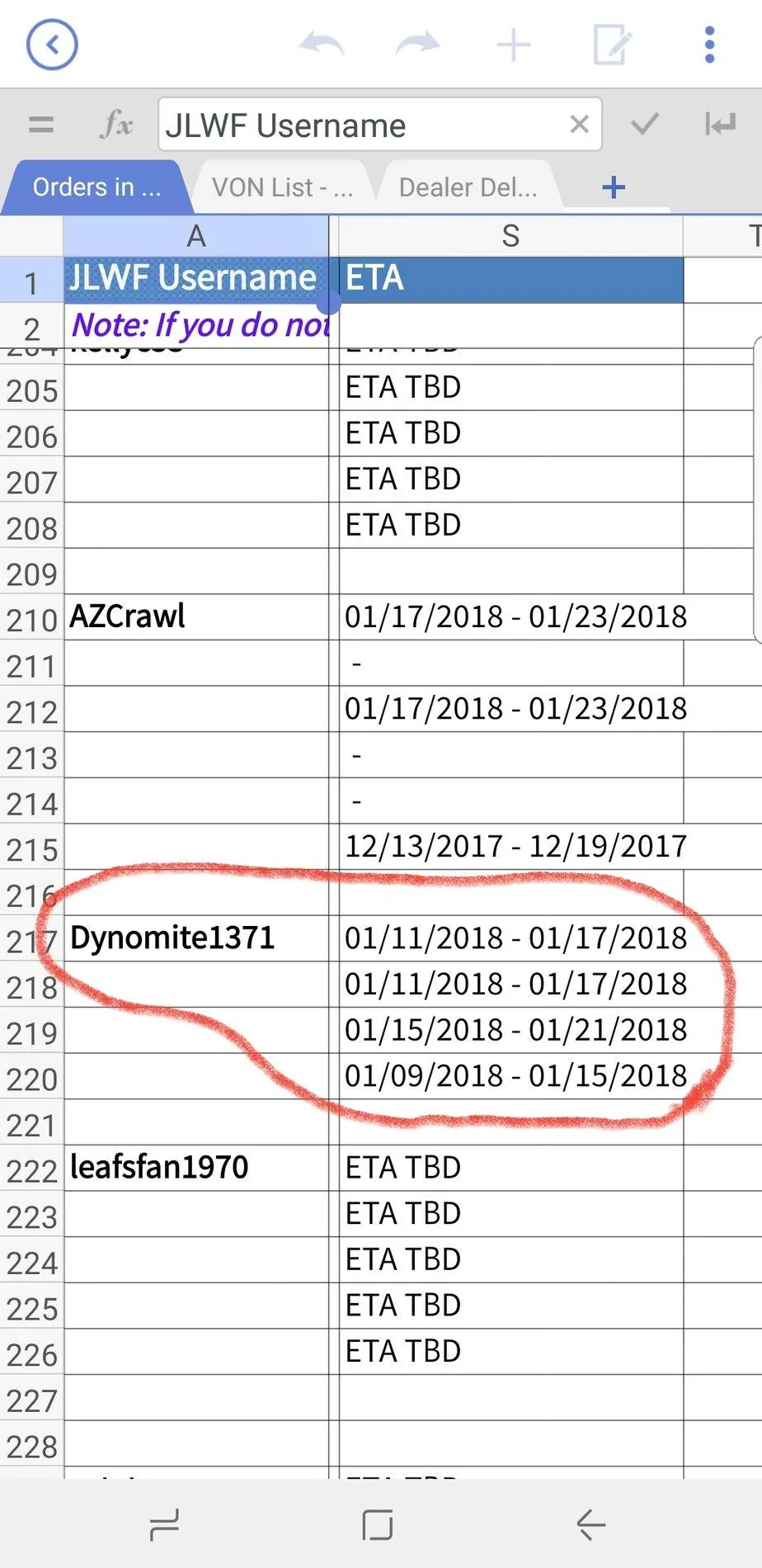 Jeep Wrangler JL ORDER TRACKING for your Jeep Wrangler Screenshot_20180110-190207
