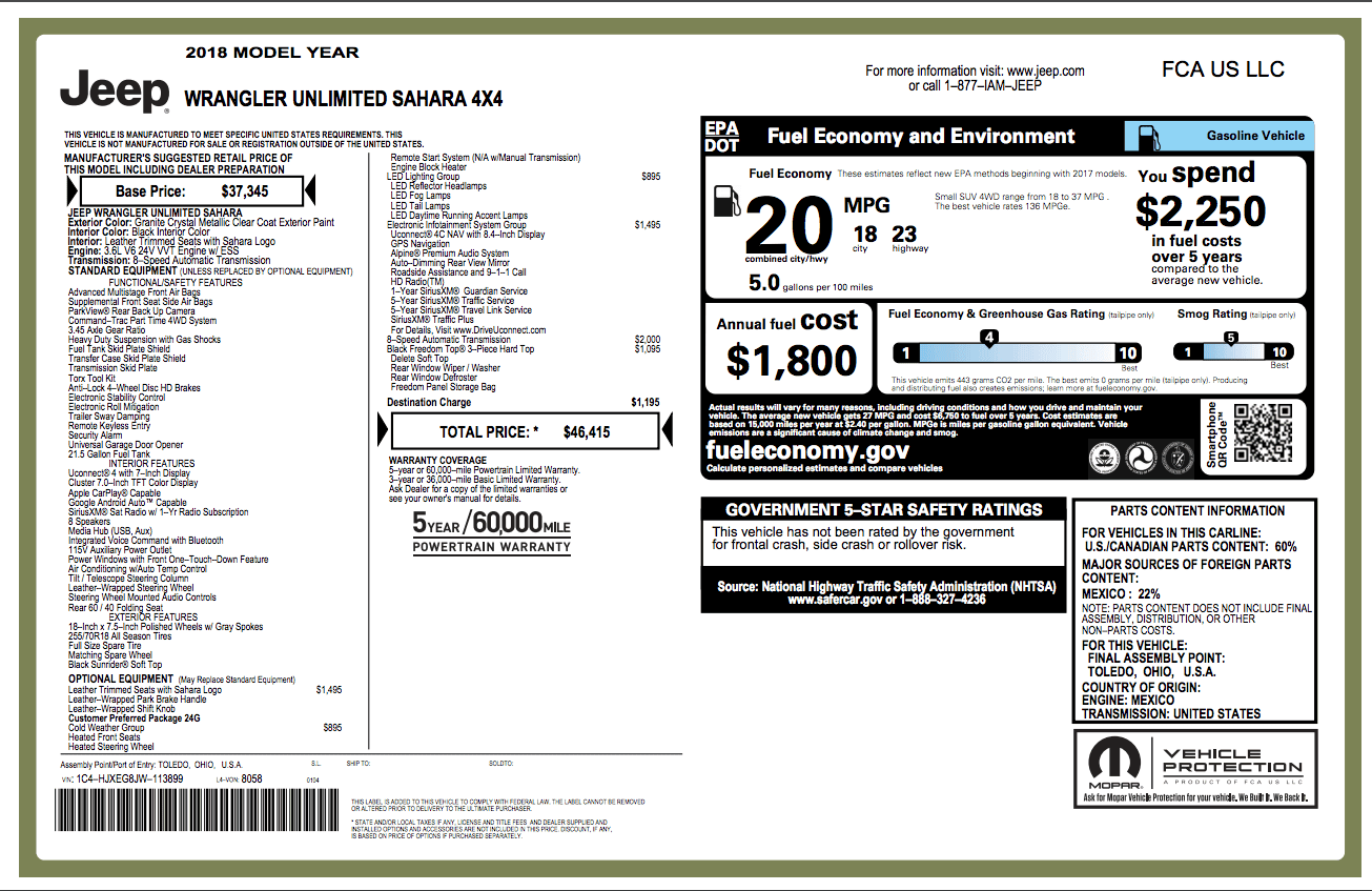 Jeep Wrangler JL ORDER TRACKING for your Jeep Wrangler Screen Shot 2018-01-11 at 8.57.58 AM