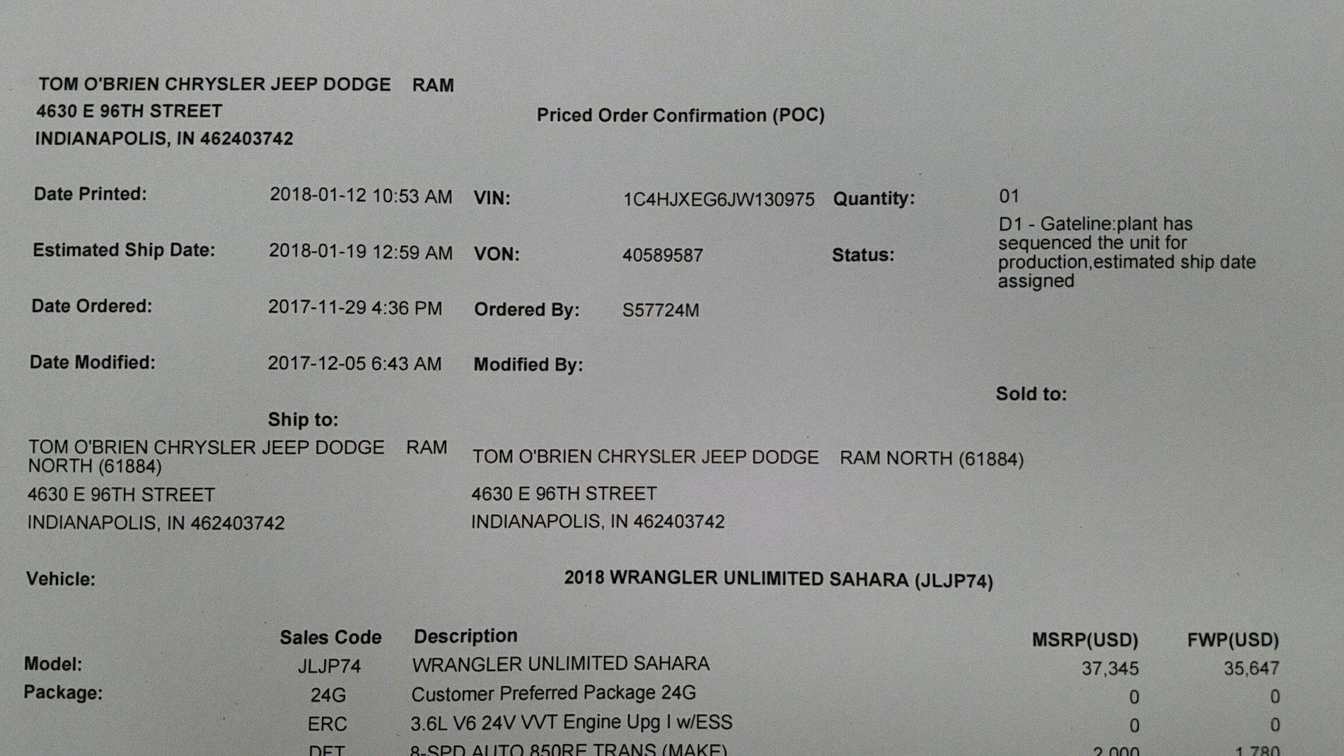 Jeep Wrangler JL ORDER TRACKING for your Jeep Wrangler 4E931240-403B-47EF-A04E-B3F6AFCE1ED5