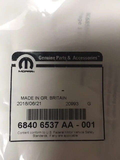 Jeep Wrangler JL TPMS Sensors sensors