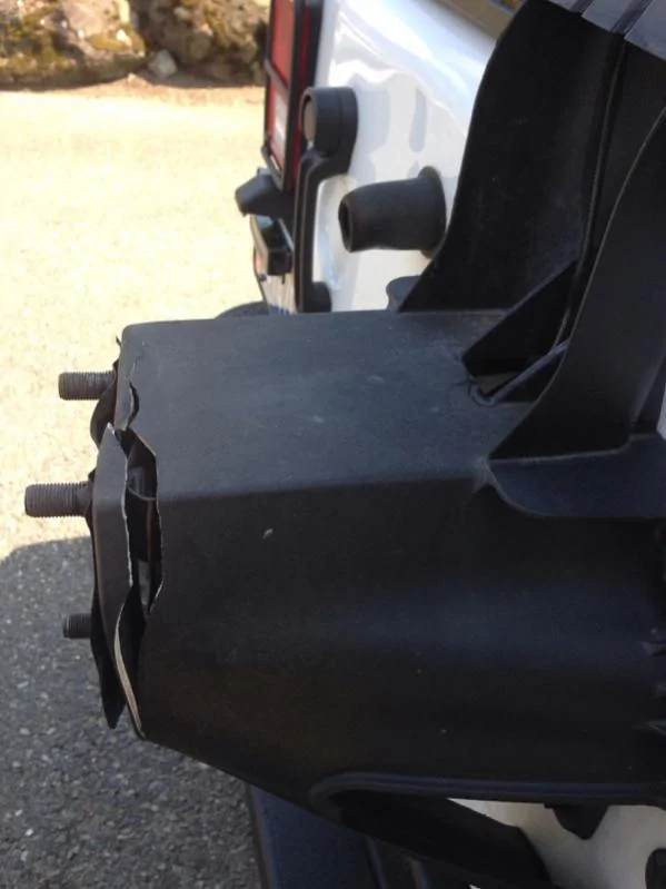 Jeep Wrangler JL 37" spare tire bracket image-2532289363